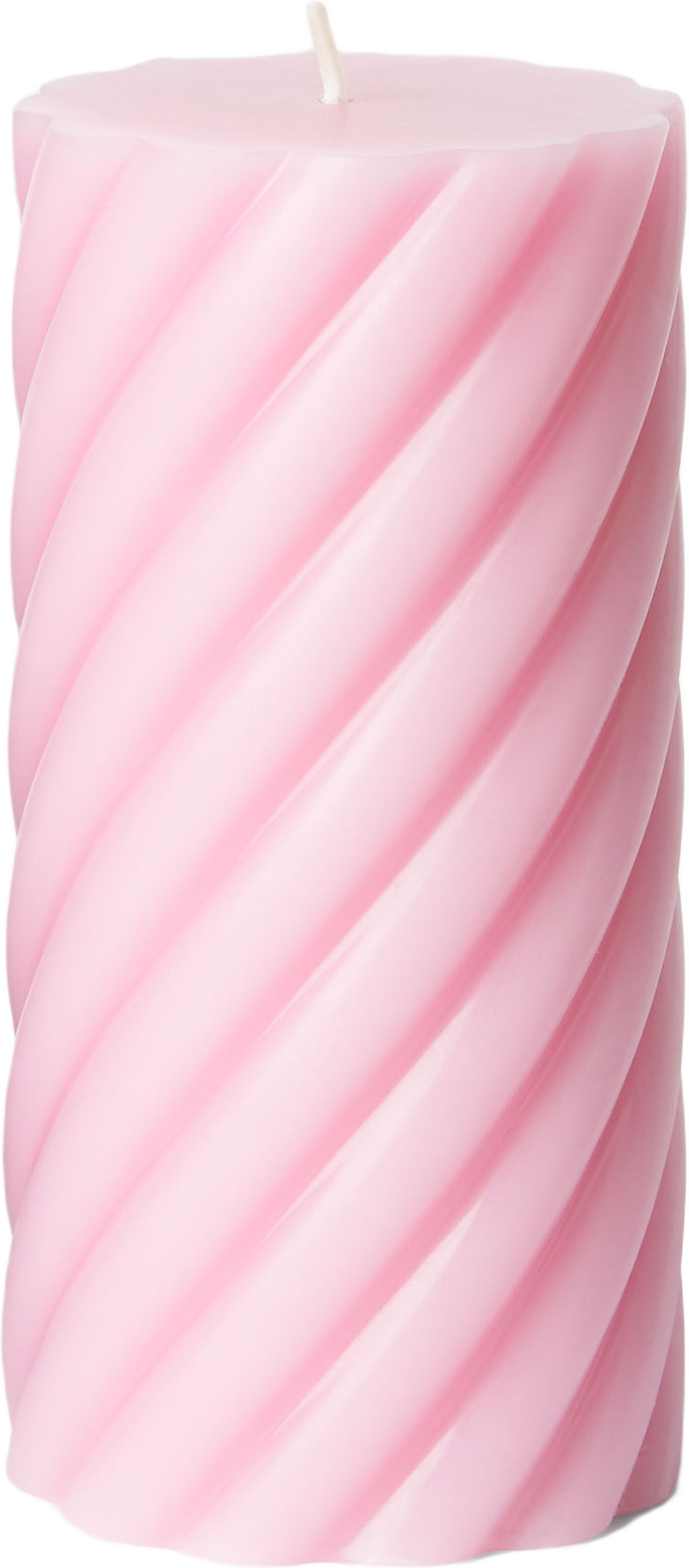 Vridet blockljus 14 cm