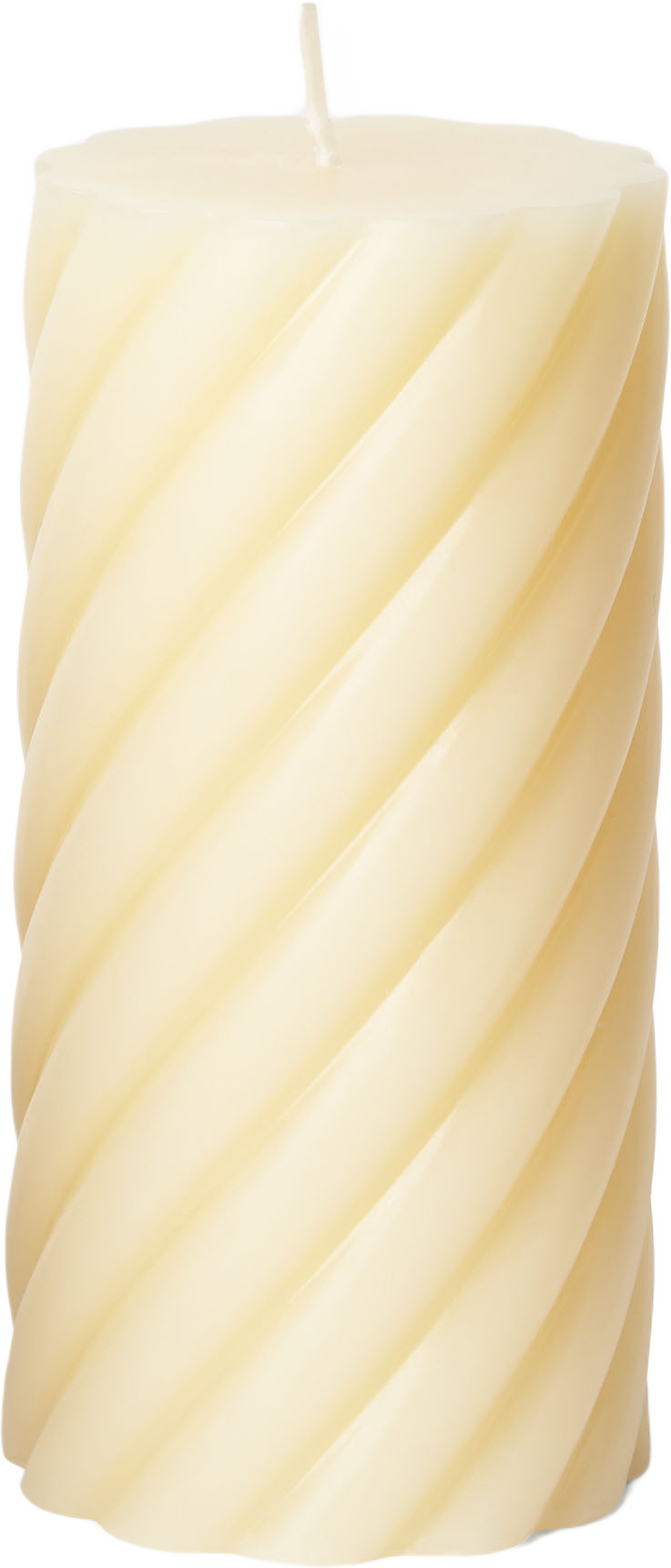 Vridet blockljus 14 cm