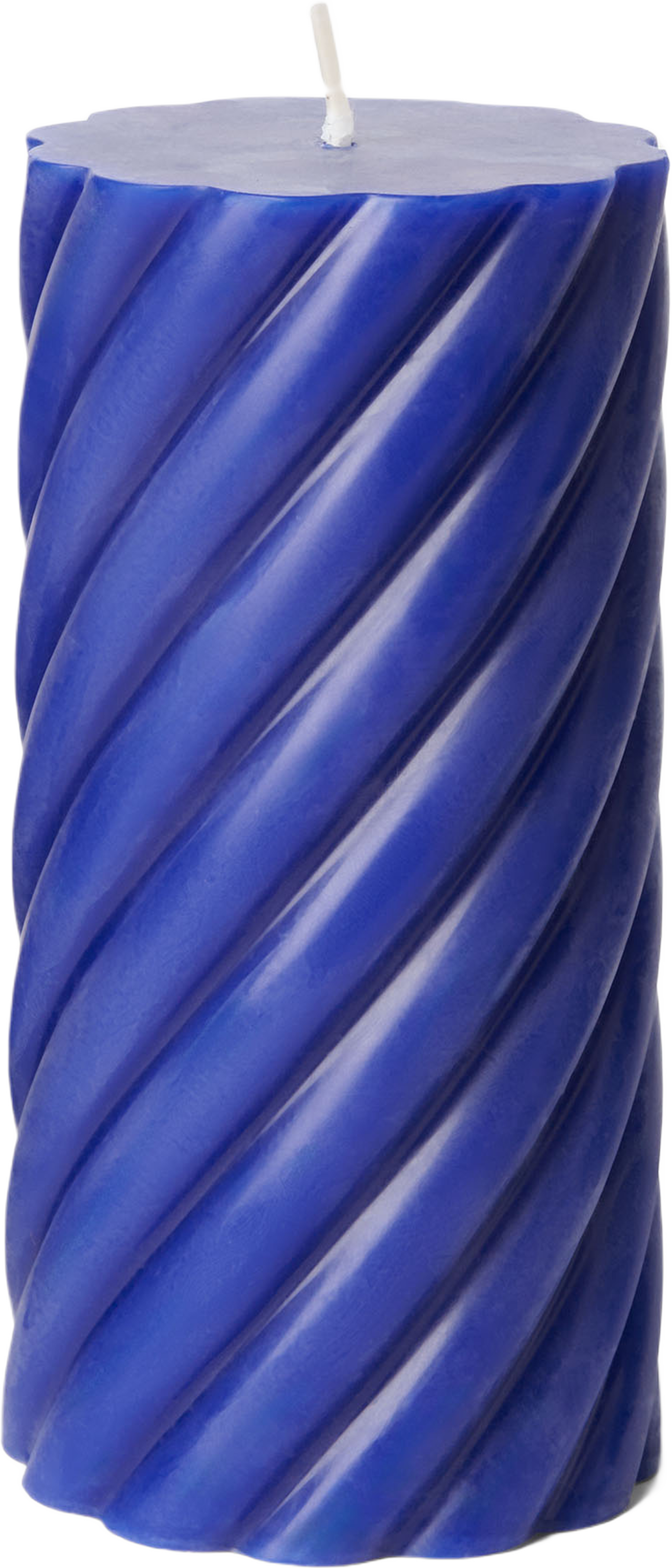 Vridet blockljus 14 cm