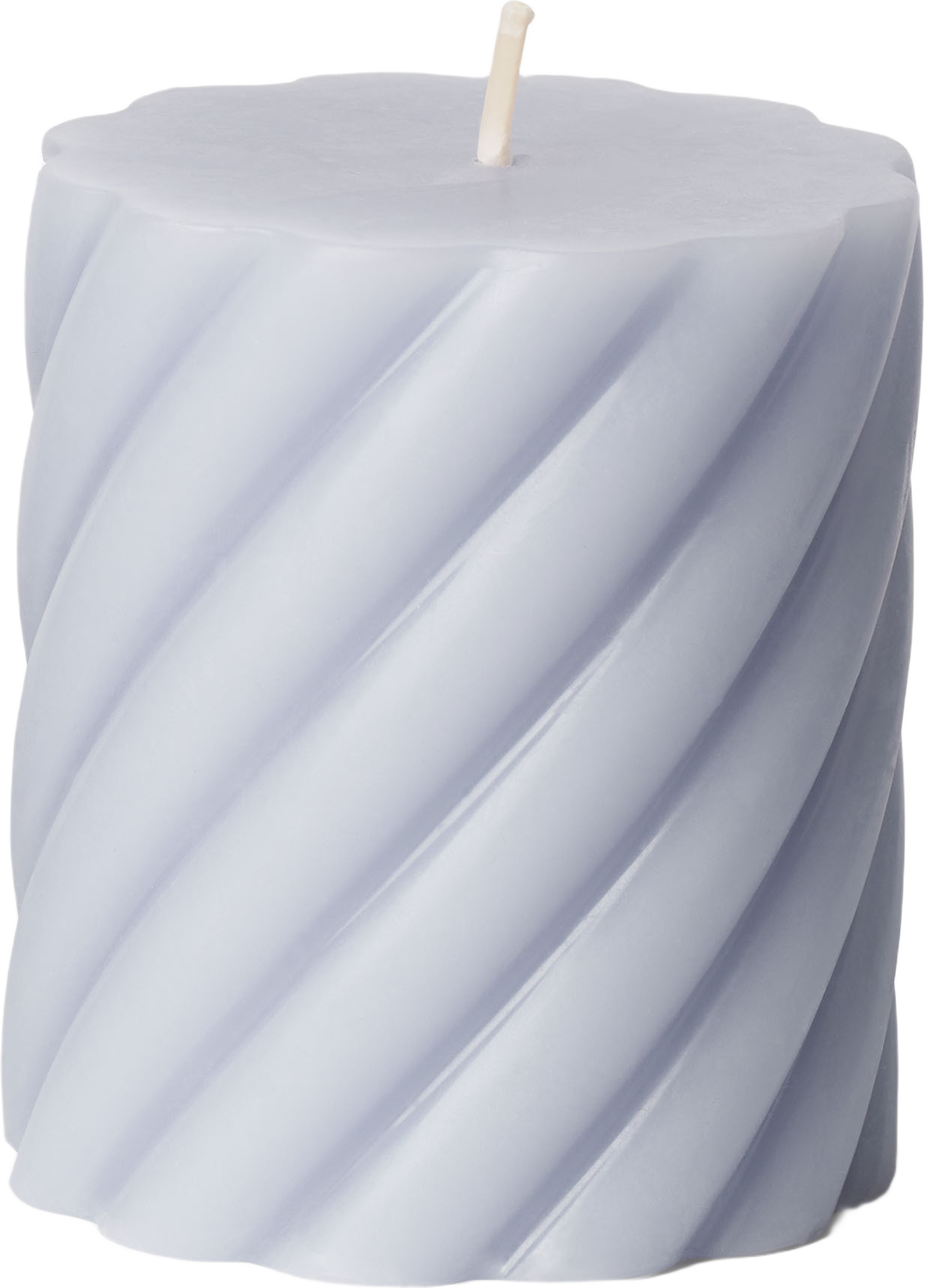 Vridet blockljus 8 cm