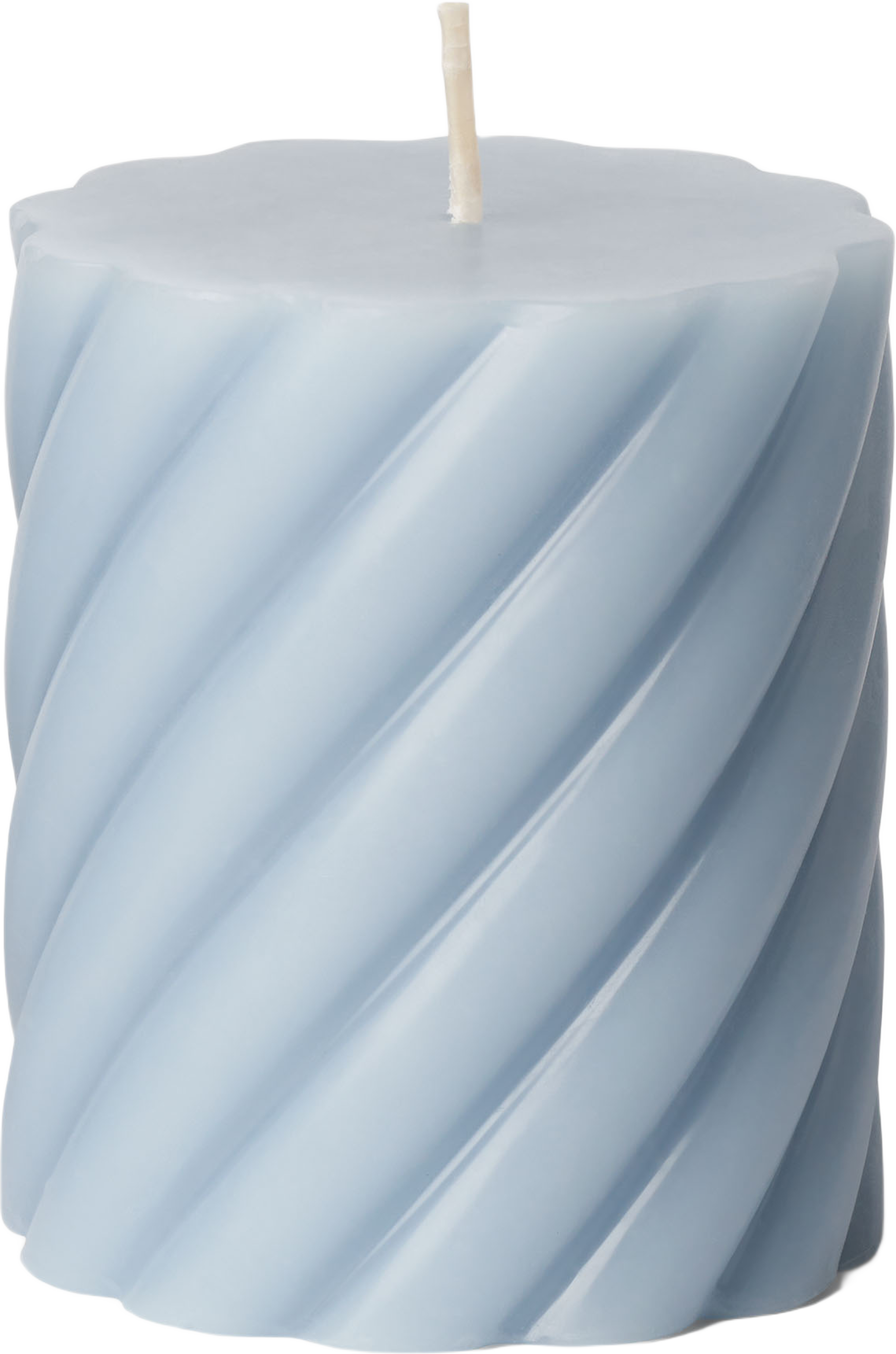 Vridet blockljus 8 cm