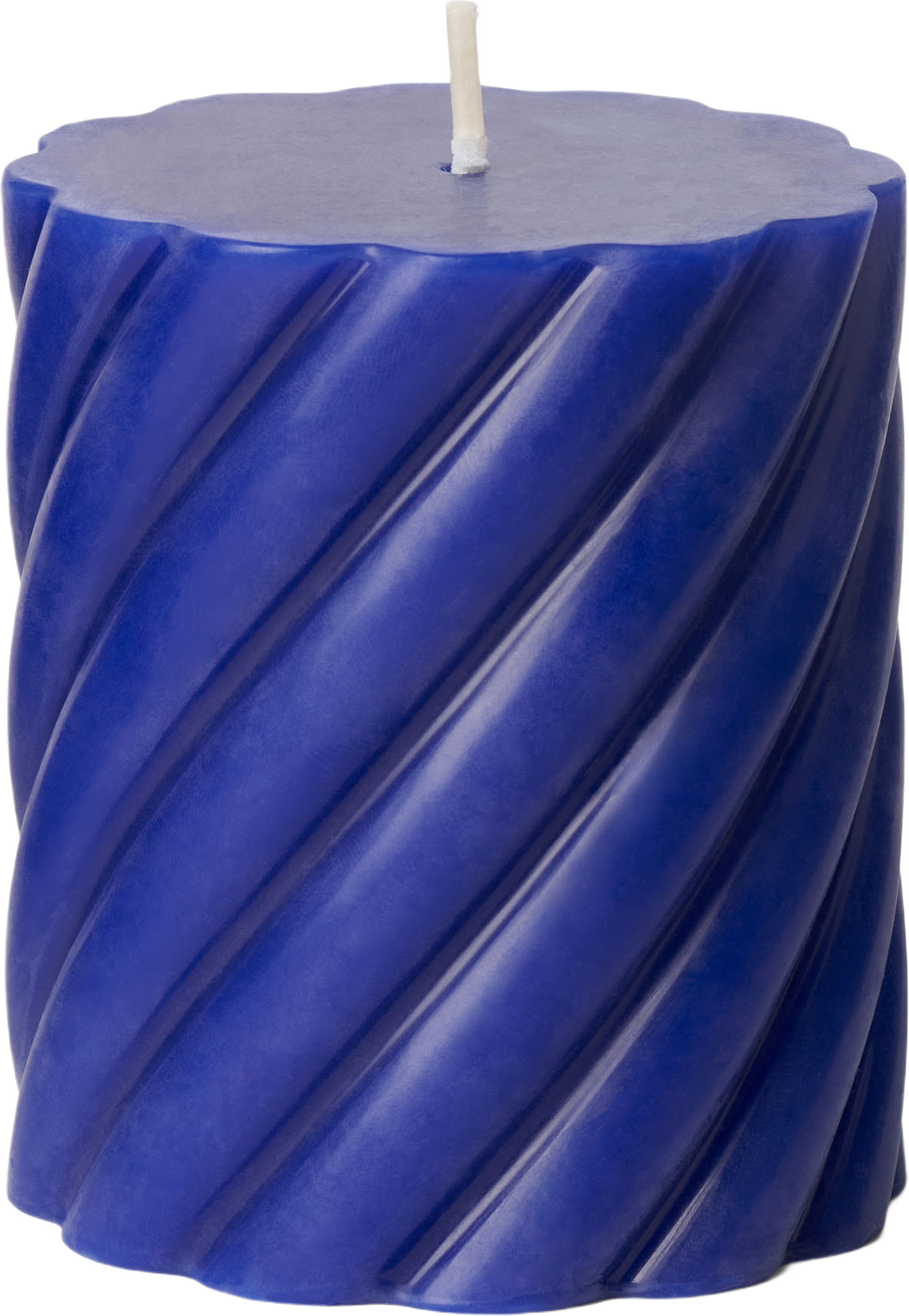 Vridet blockljus 8 cm