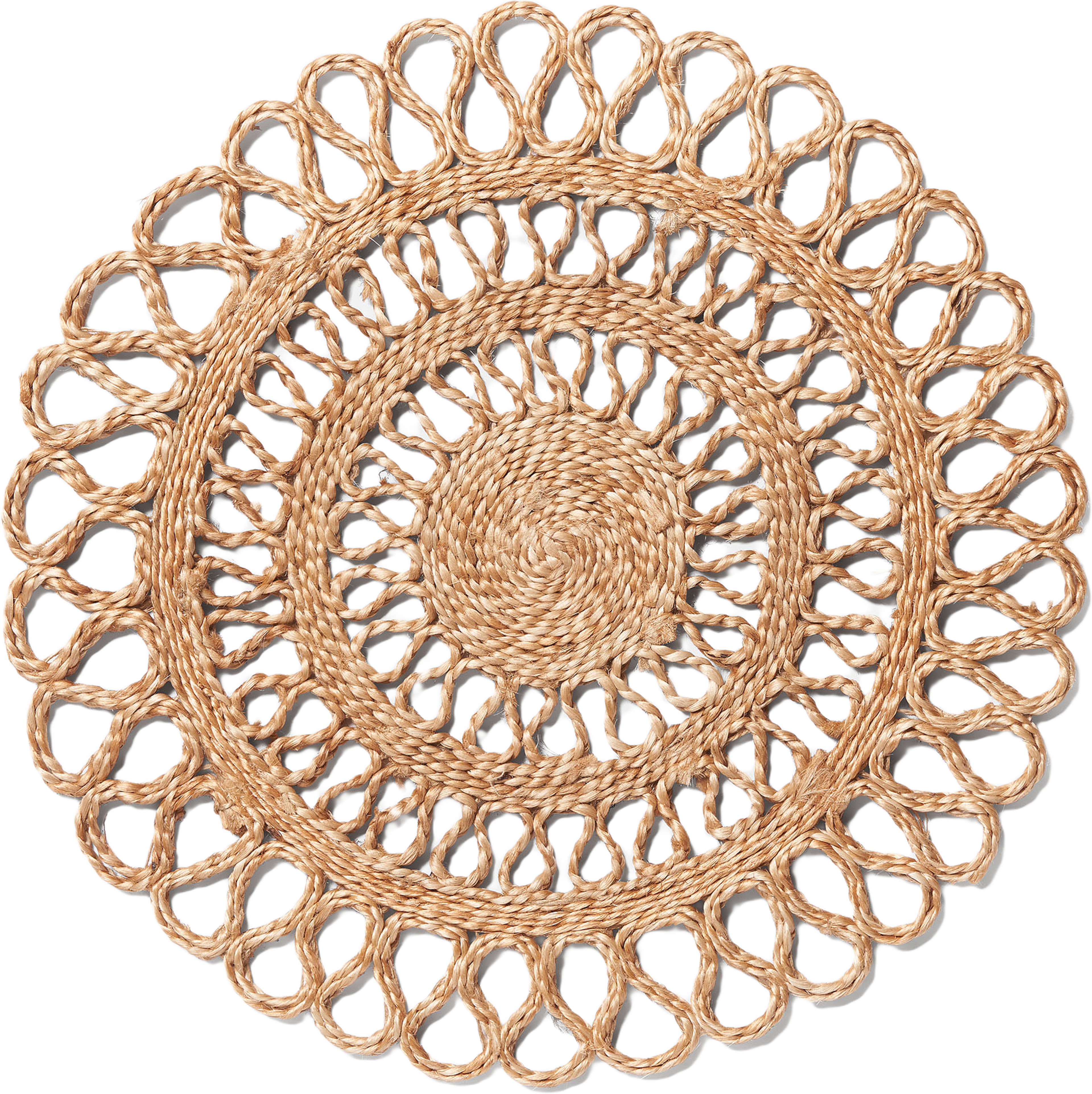 Bordstablett i jute FLEUR