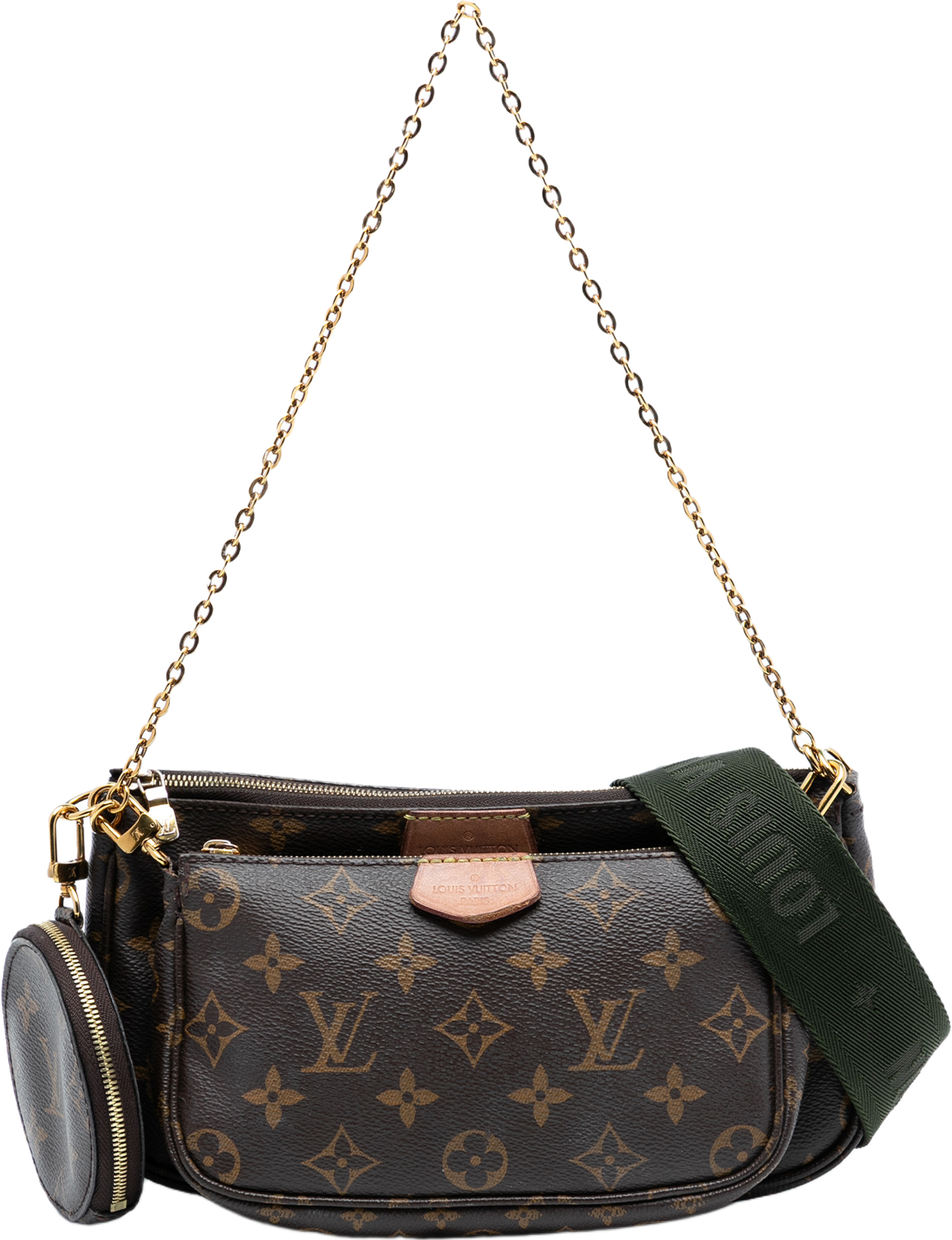 Louis Vuitton Monogram Multi Pochette Accessoires, från Luxclusif, i färgen brown. Klicka för att öppna bilden i stort format