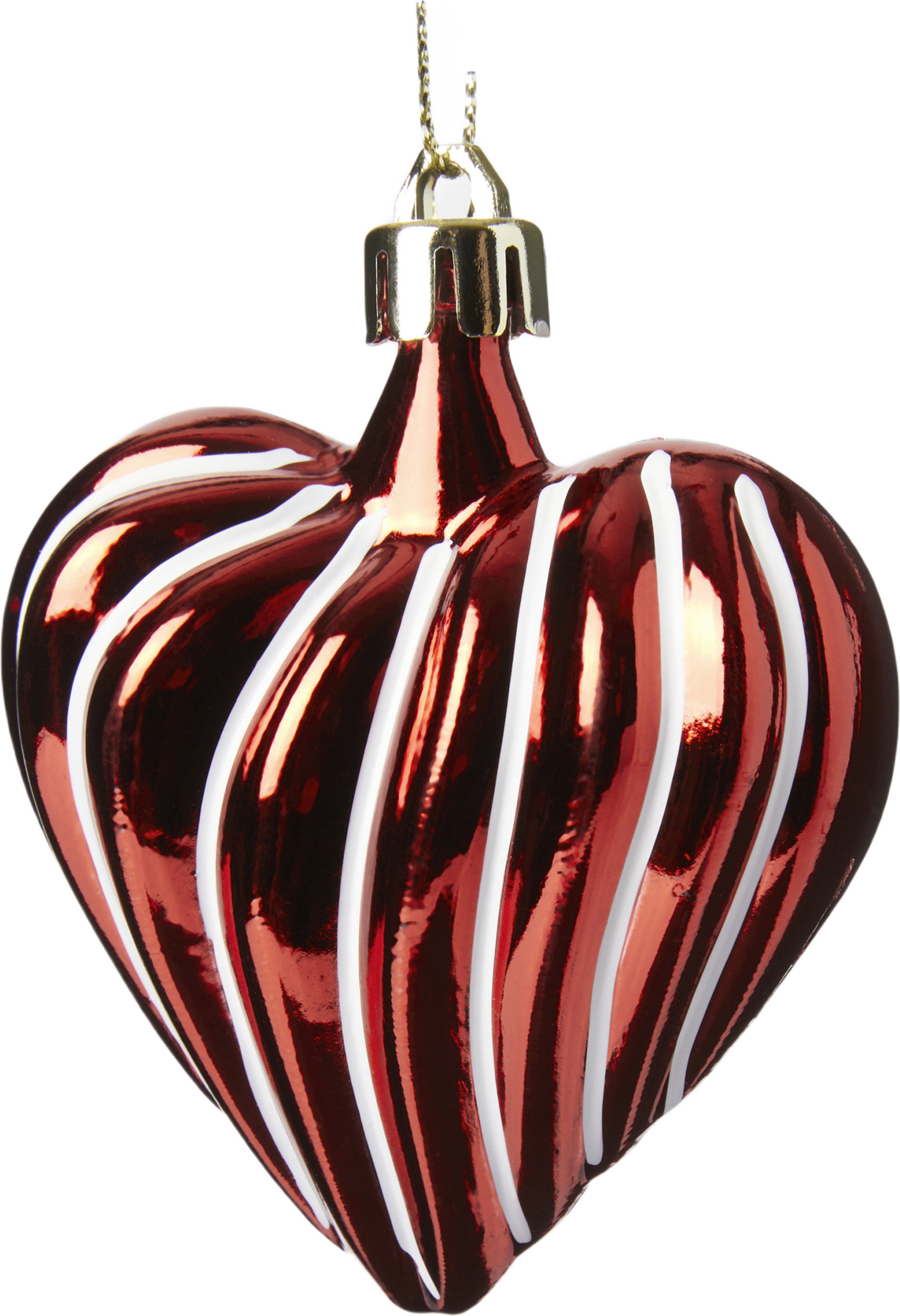 Julgranshänge HEART, från Åhléns Home, i färgen Red/White. Klicka för att öppna bilden i stort format
