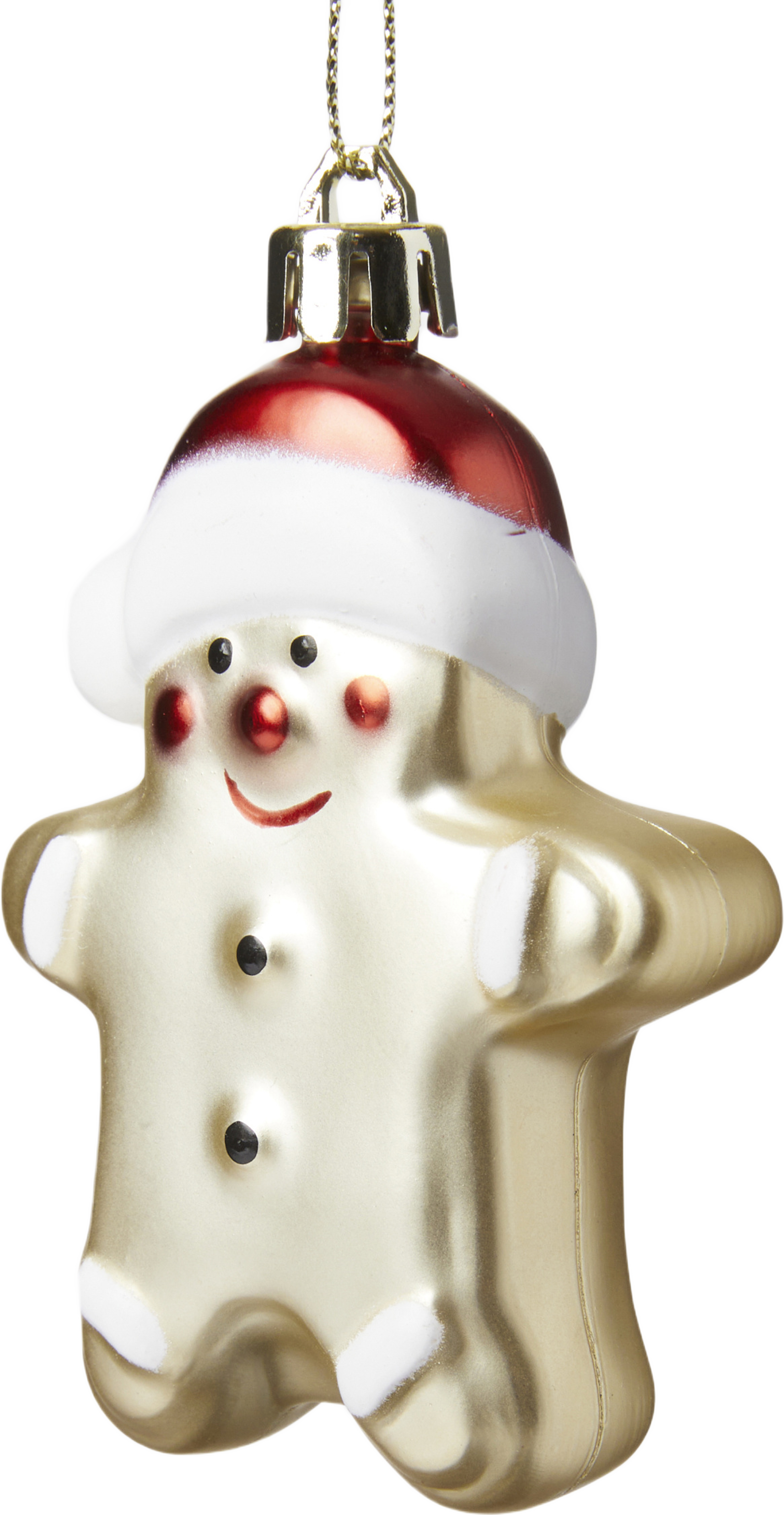 Julgranshänge PEPPARKAKSTOMTE, från Åhléns Home, i färgen Gold. Klicka för att öppna bilden i stort format