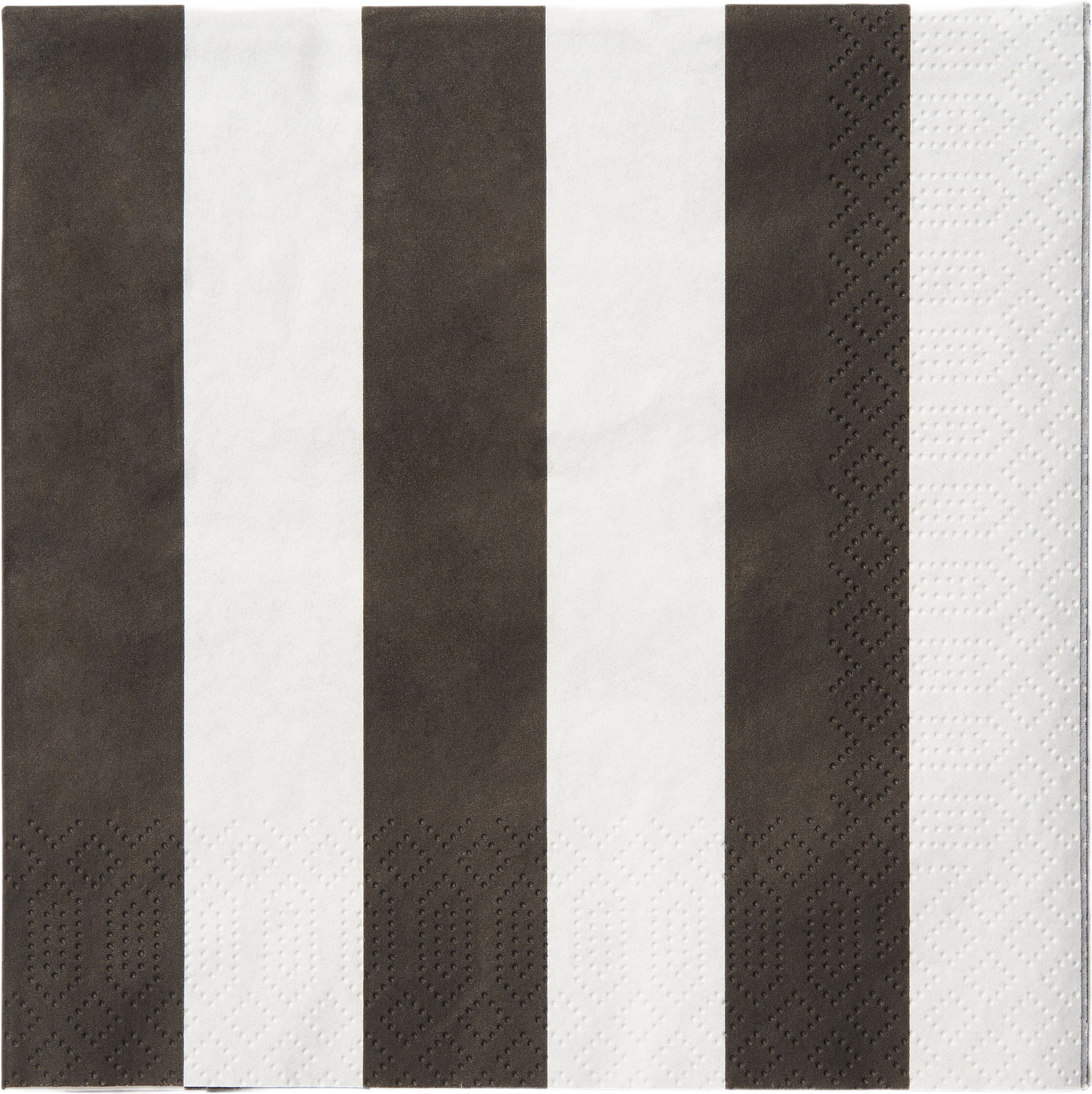 Pappersservetter BLOCK 33x33 cm, från Åhléns Home, i färgen Black. Klicka för att öppna bilden i stort format