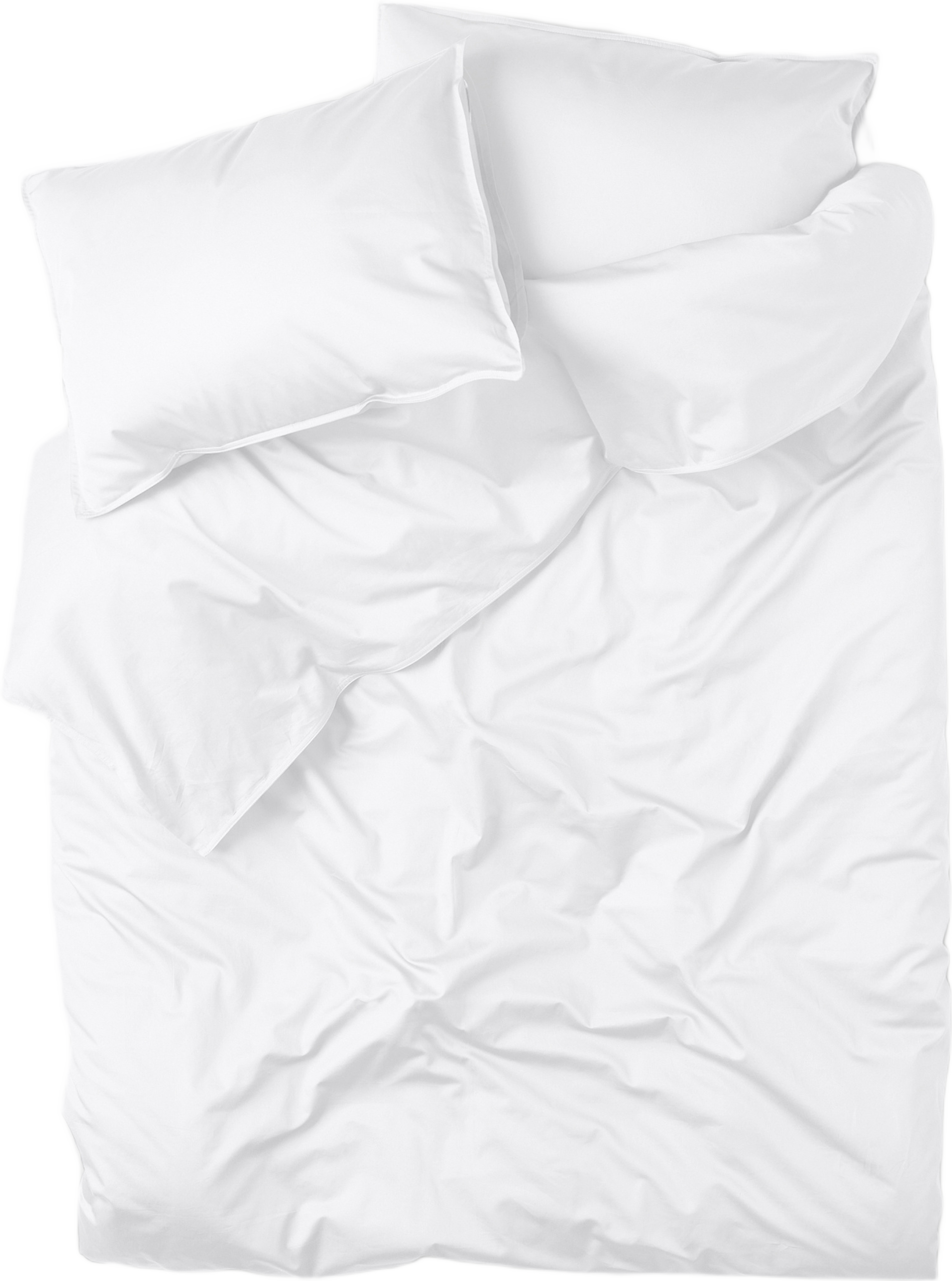 Enfärgat bäddset i satin 220x210 cm