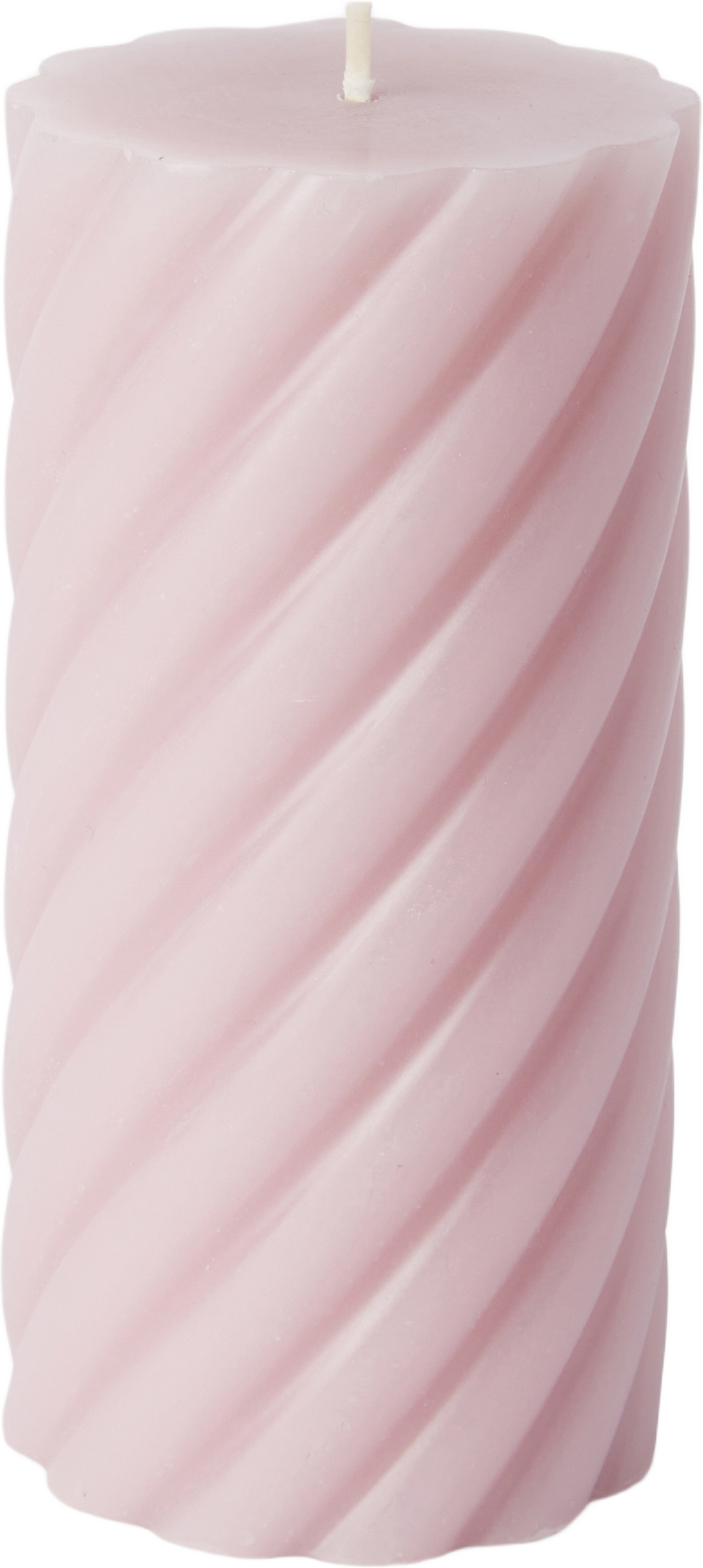 Vridet blockljus 14 cm