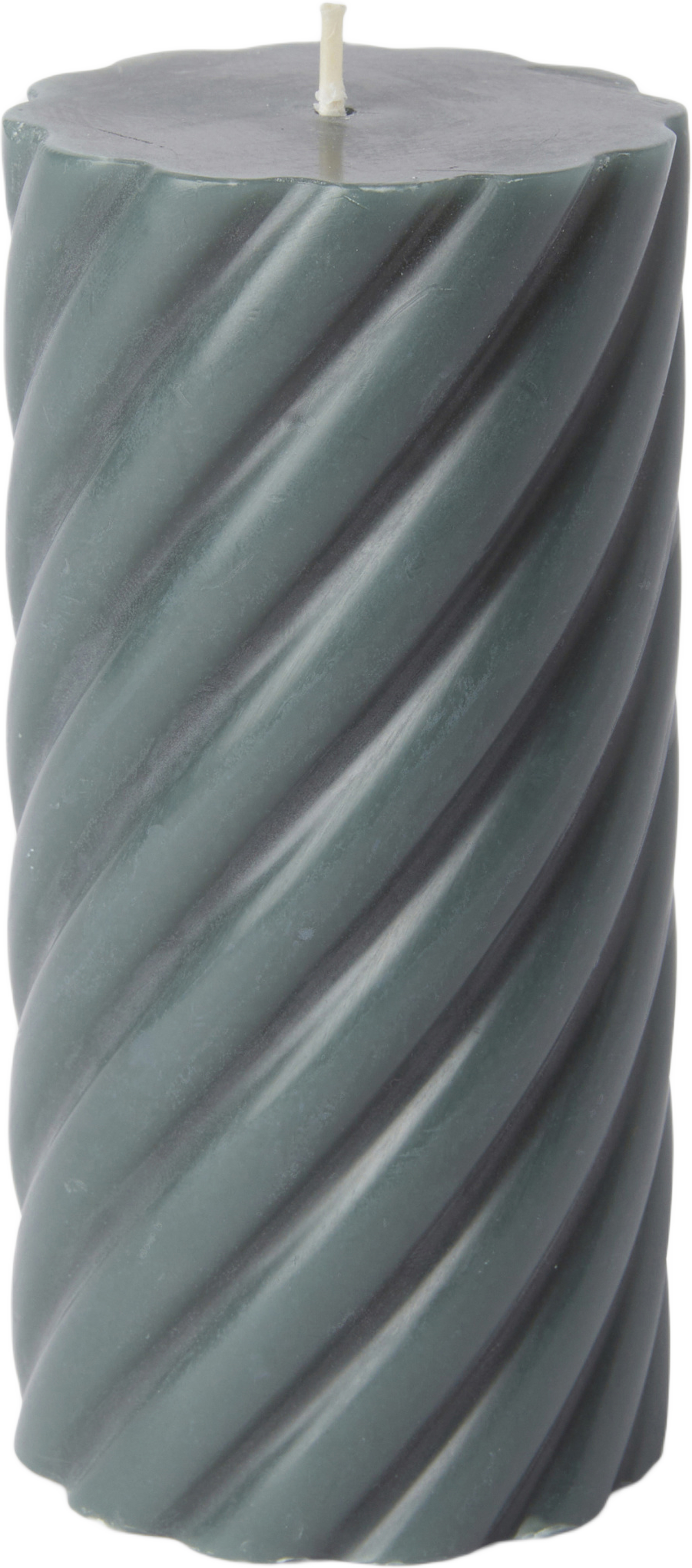 Vridet blockljus 14 cm