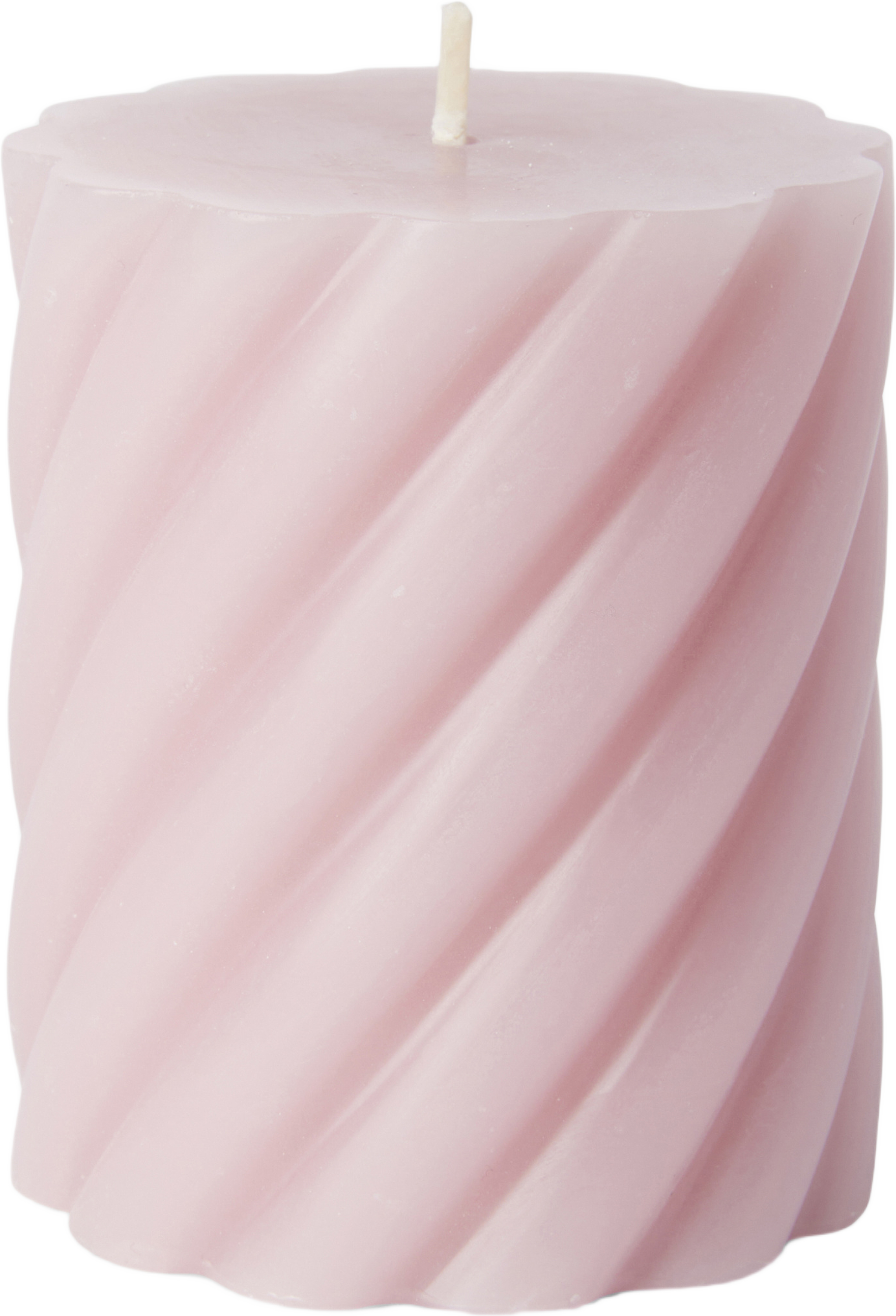 Vridet blockljus 8 cm