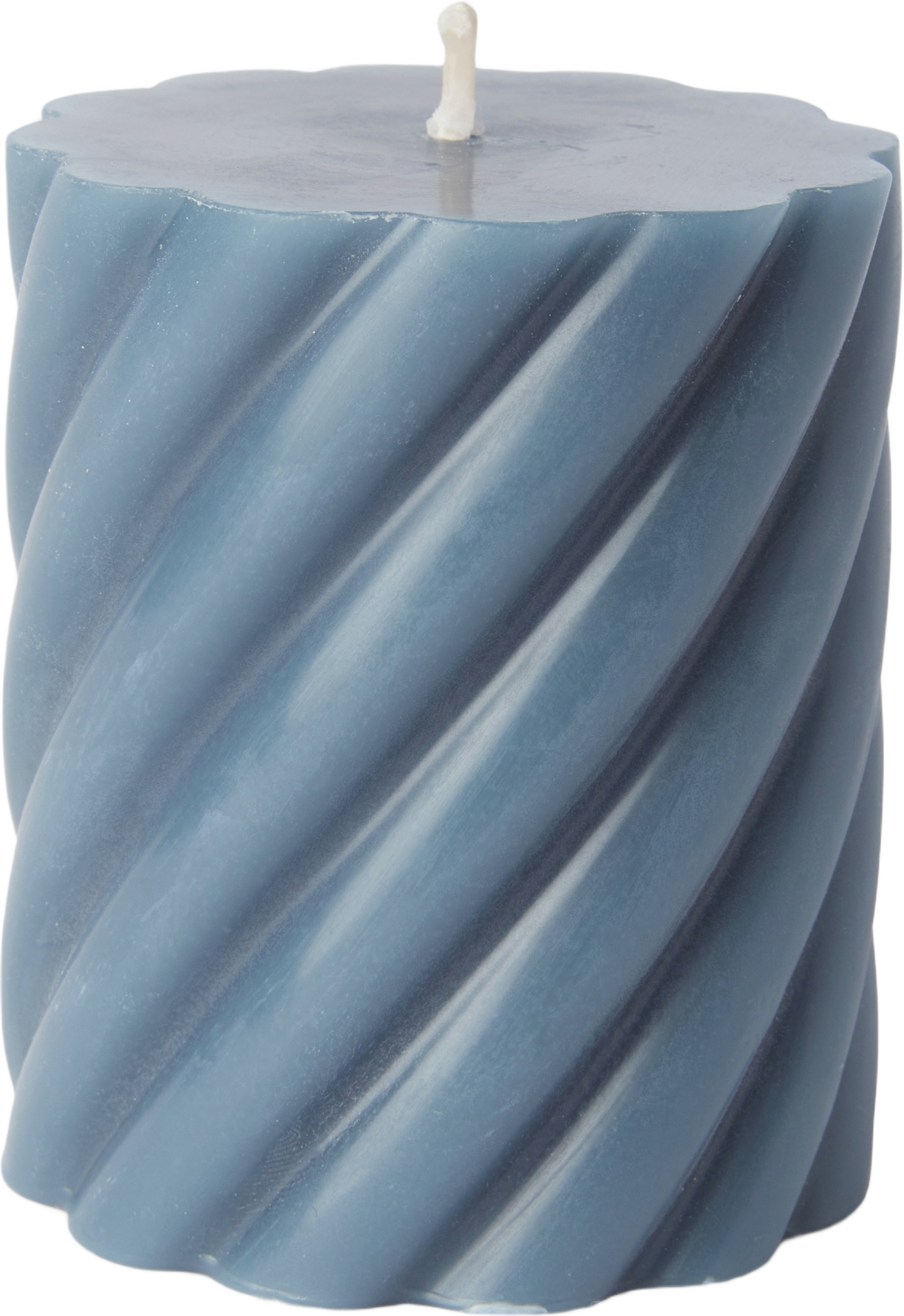 Vridet blockljus 8 cm