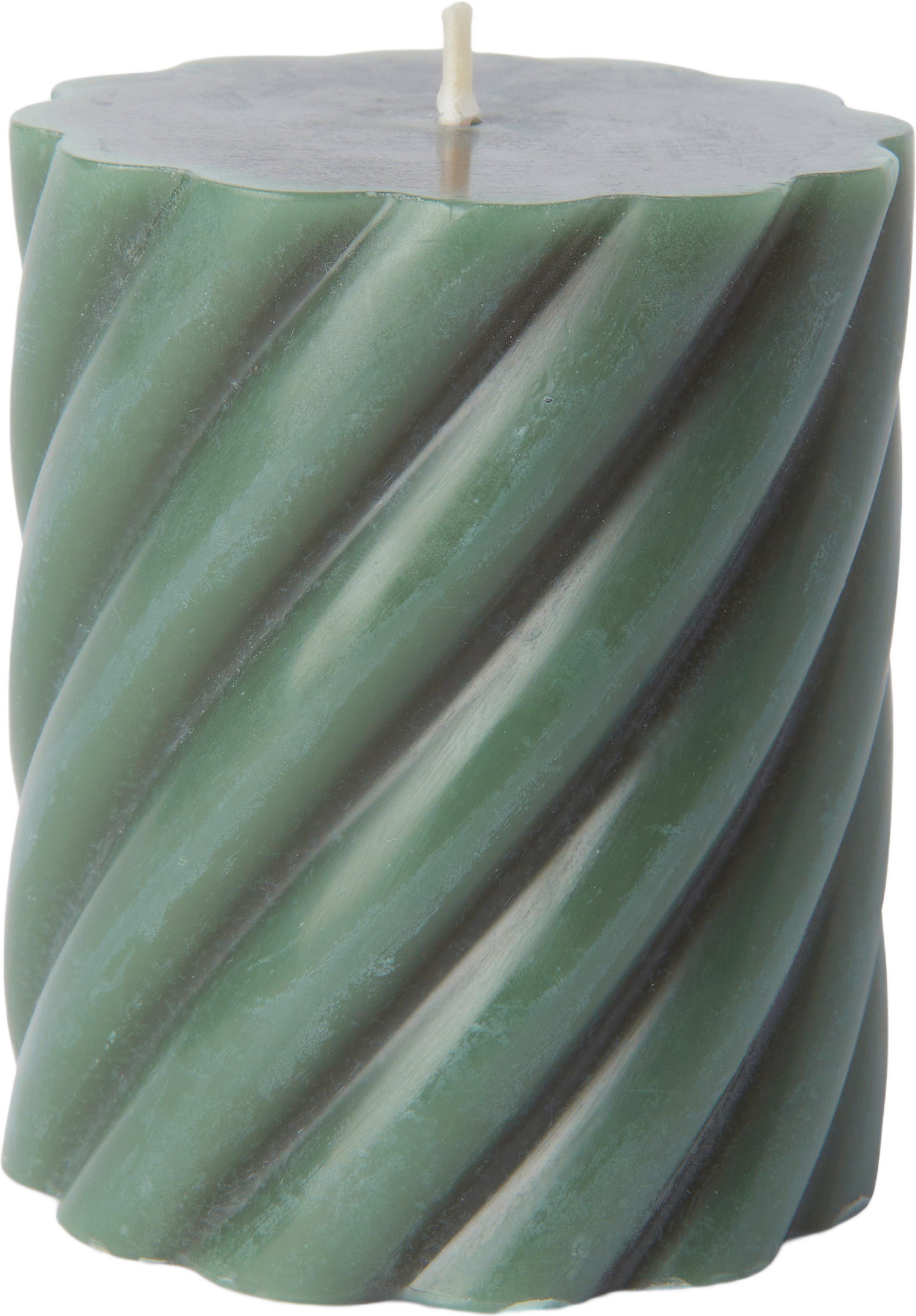 Vridet blockljus 8 cm