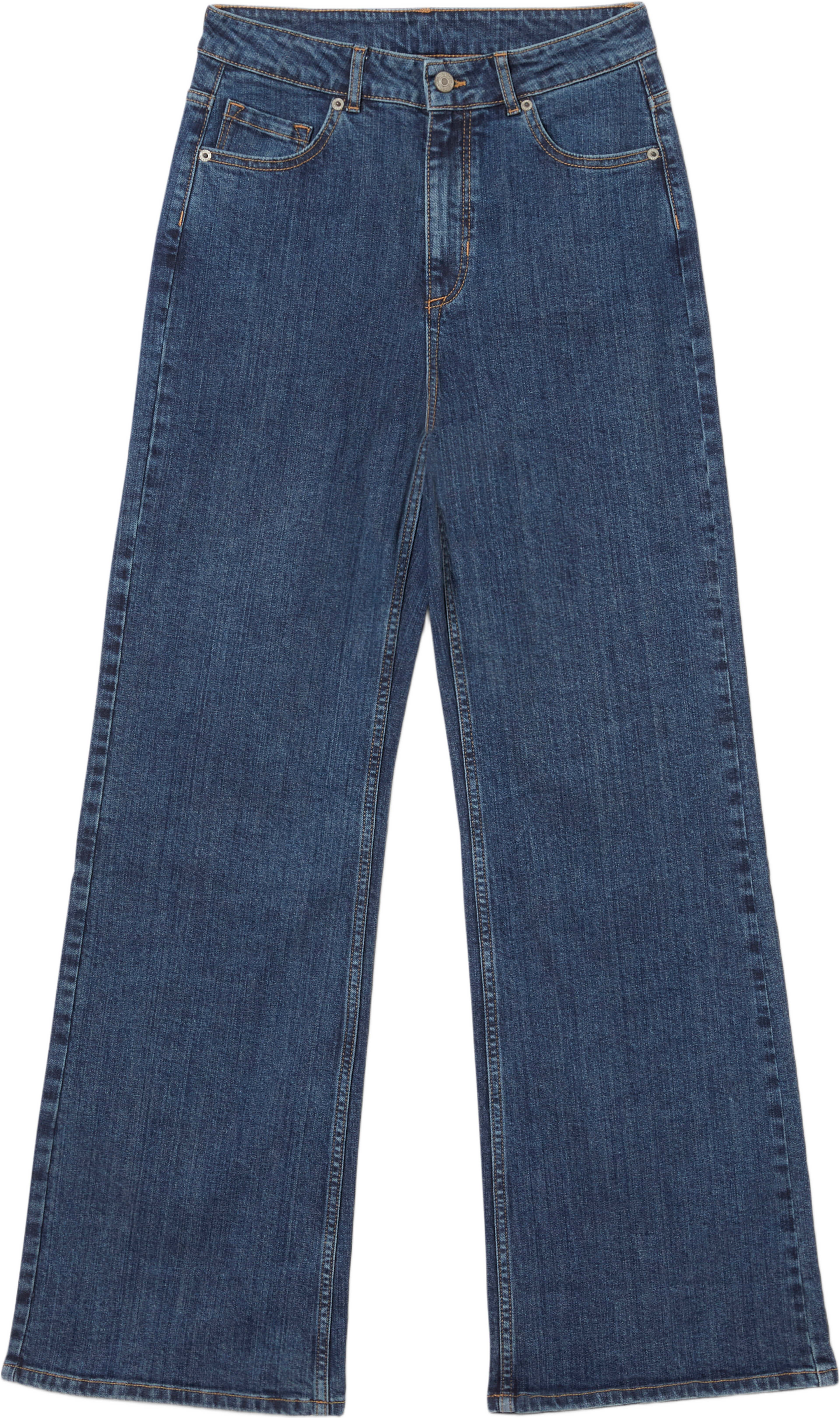 Raka jeans med hög midja CINDY