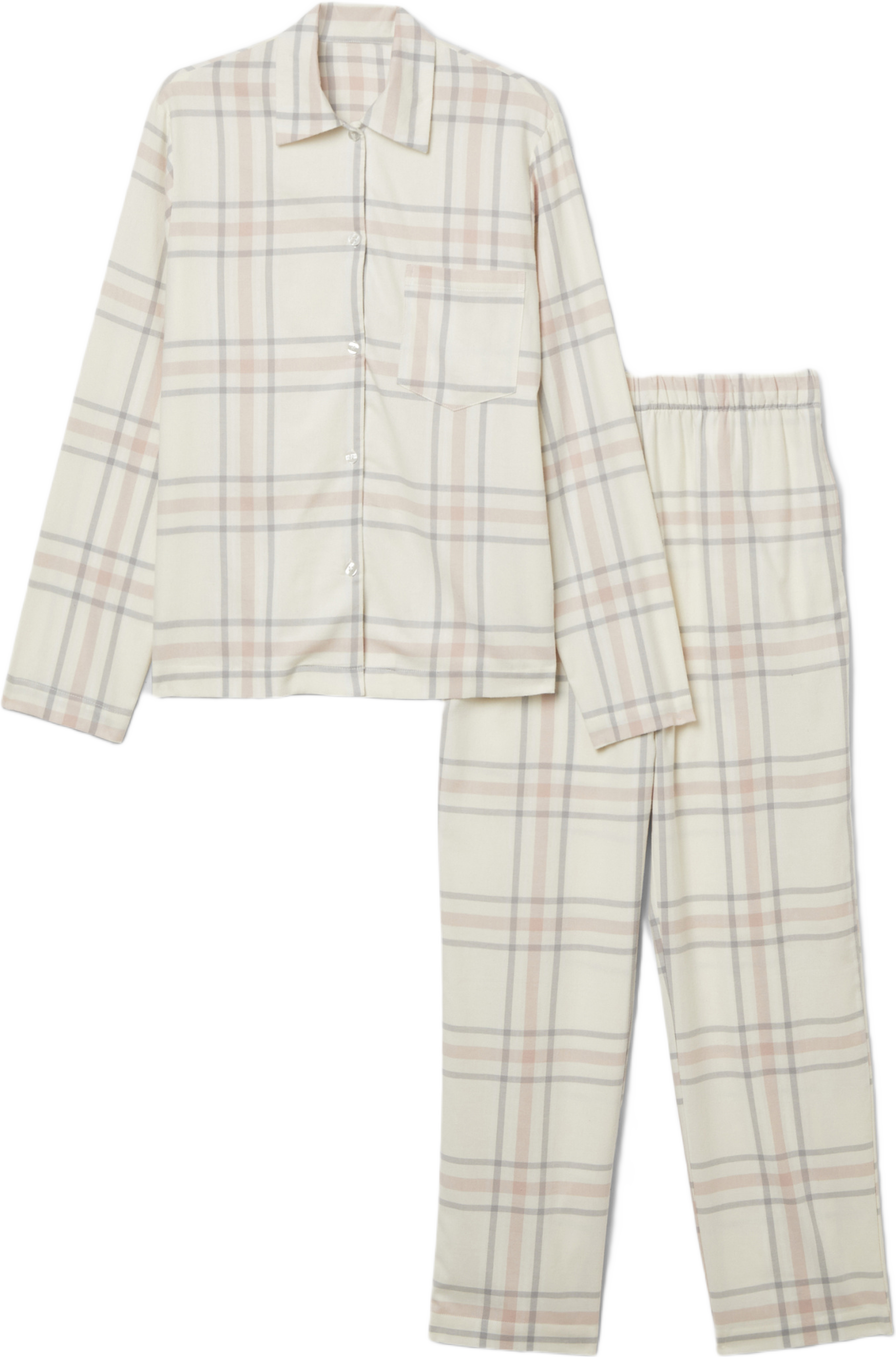Rutig flanellpyjamas PENNYLANE