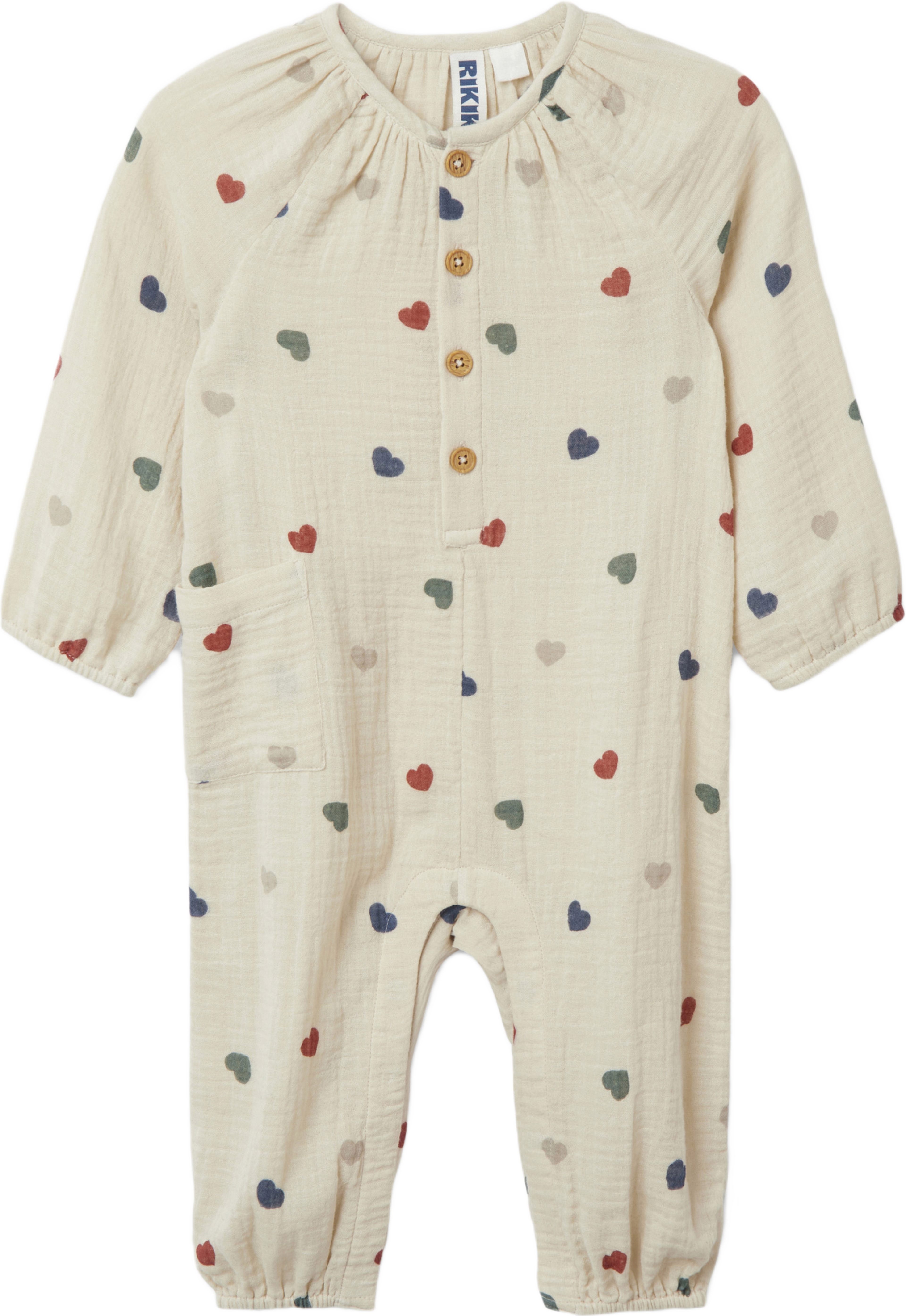Onesie i krinklad bomull CHIARA