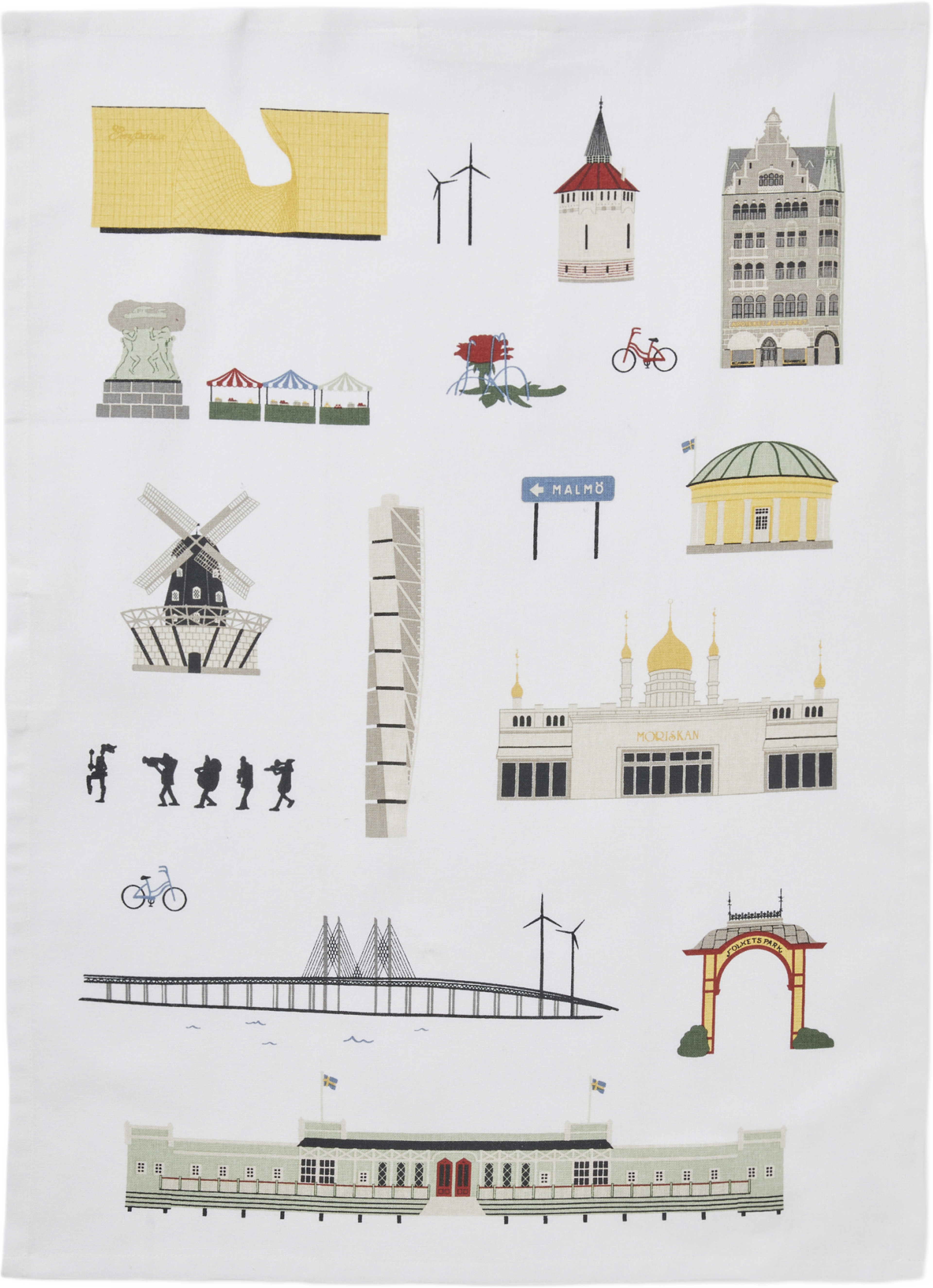 Kökshandduk MALMÖ 50x70 cm