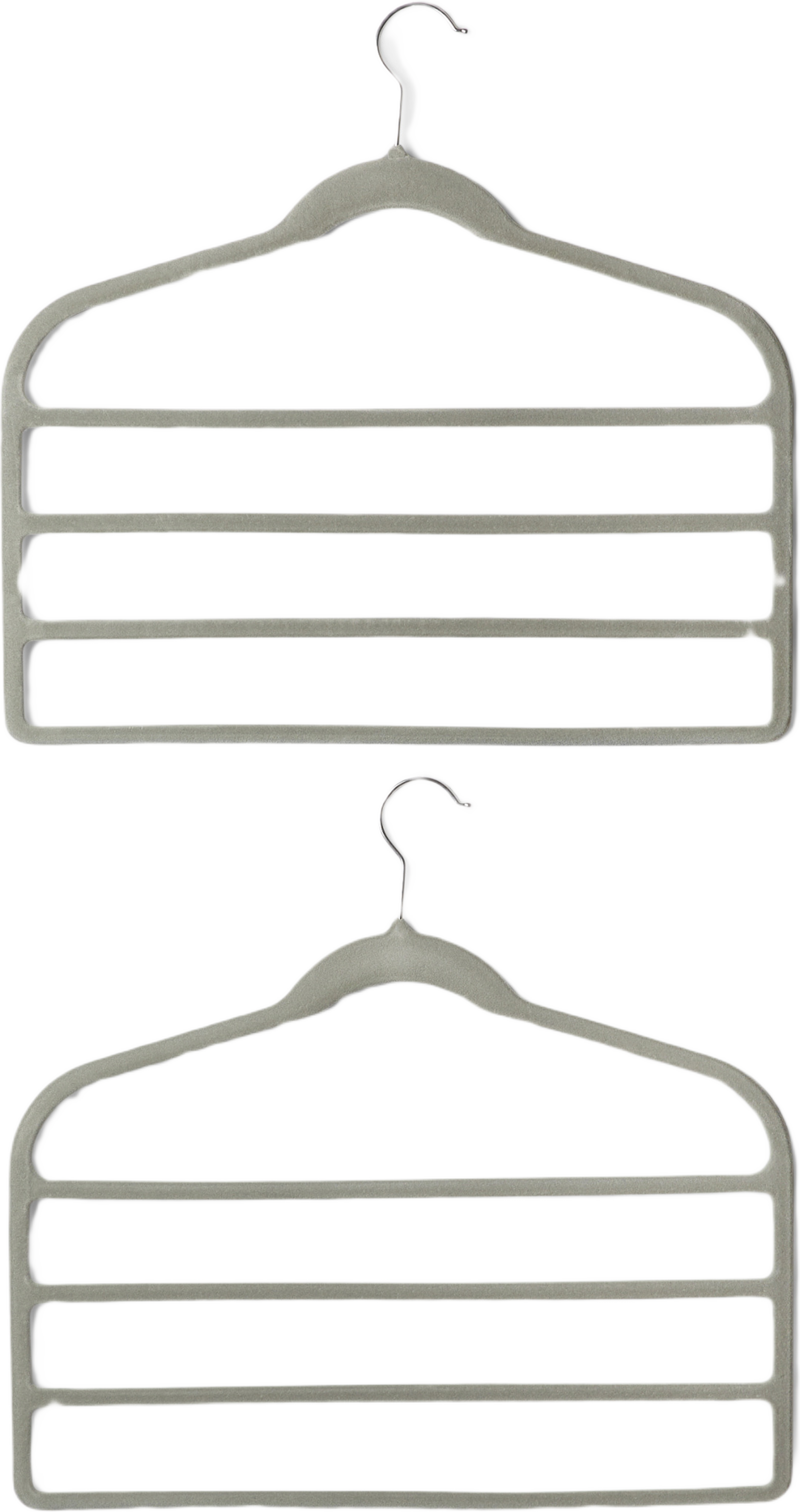 Flockad byxgalge, 2-pack