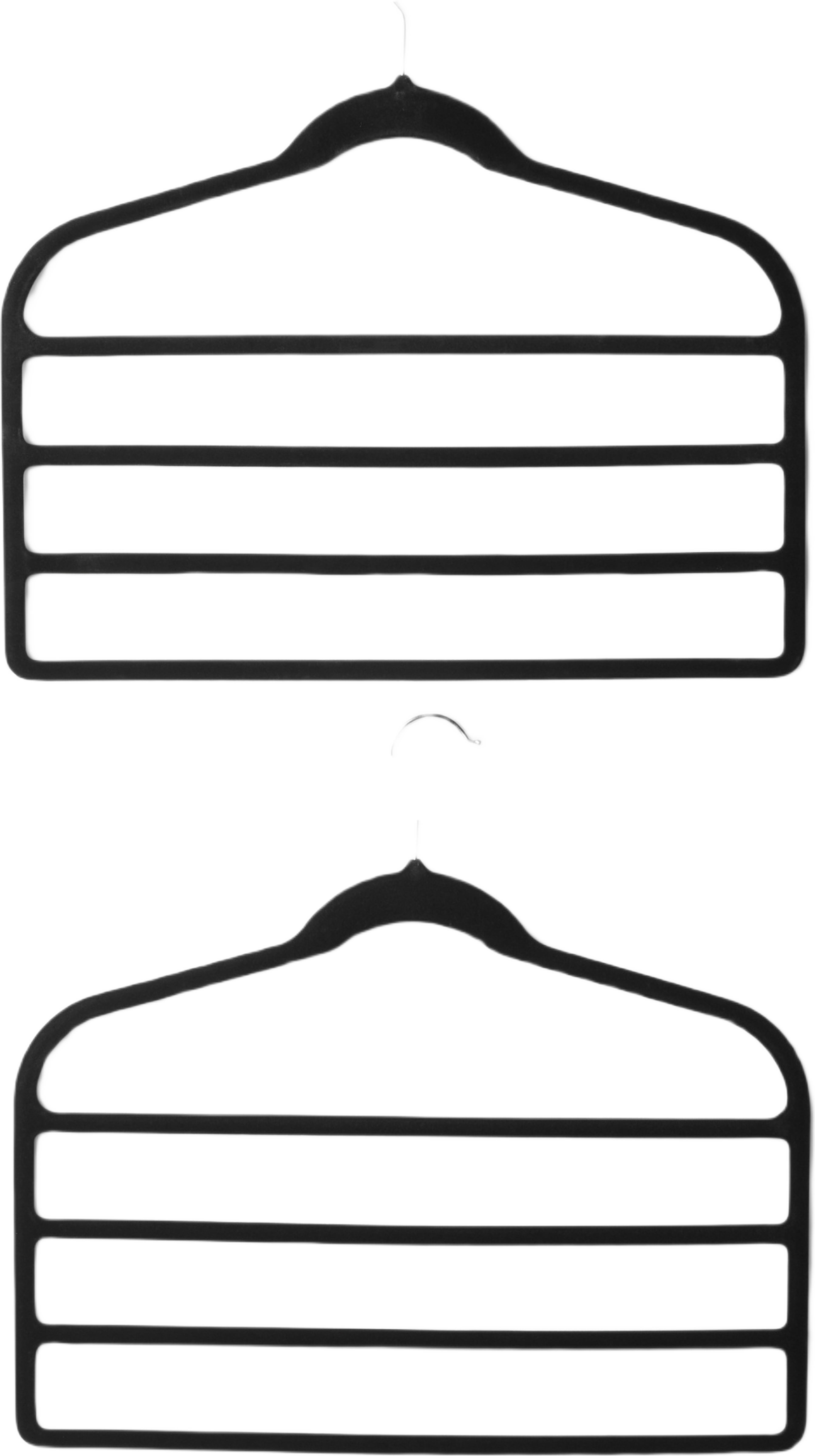 Flockad byxgalge, 2-pack