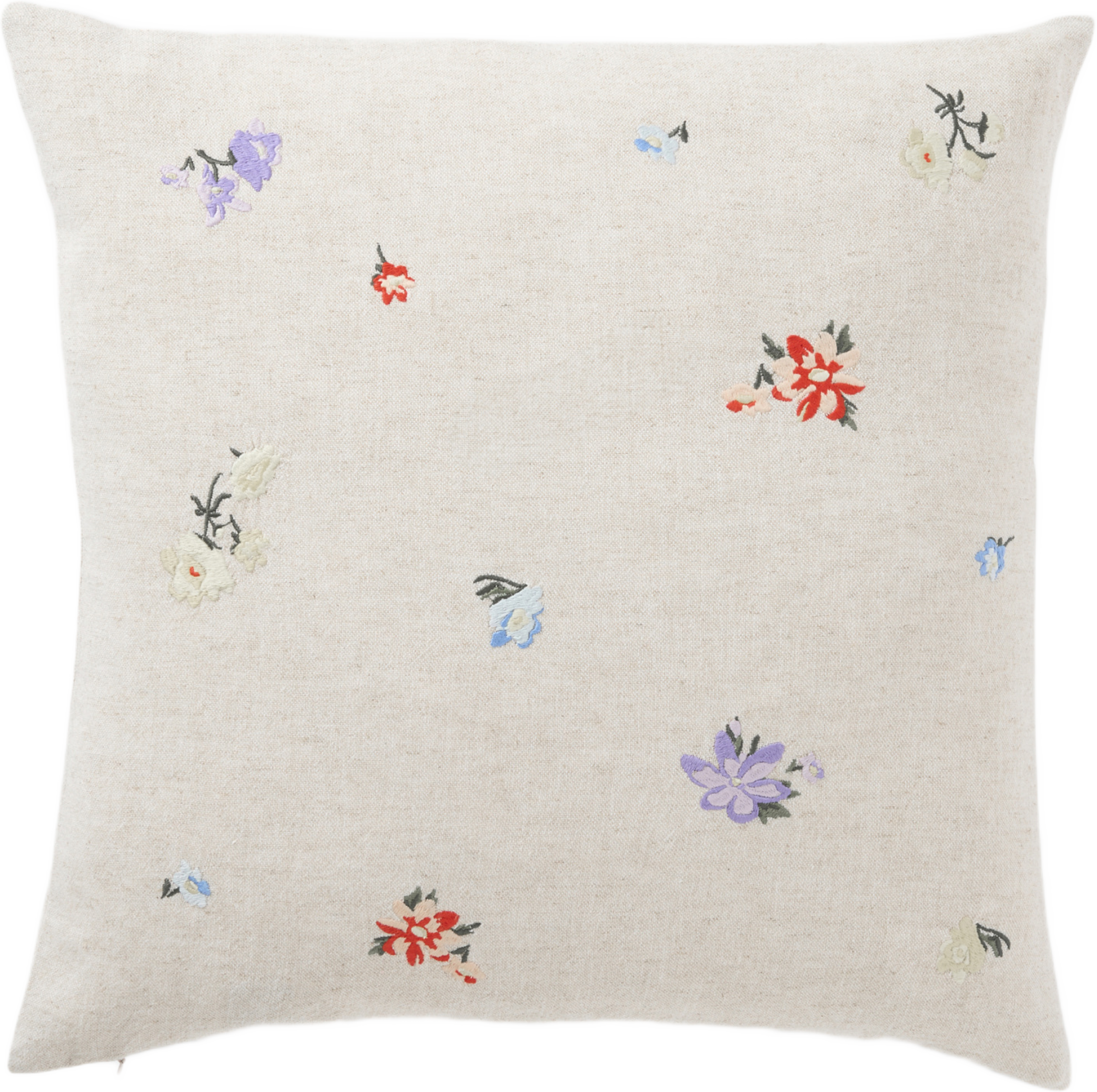 Kuddfodral i linnemix BLOSSOM 50x50 cm