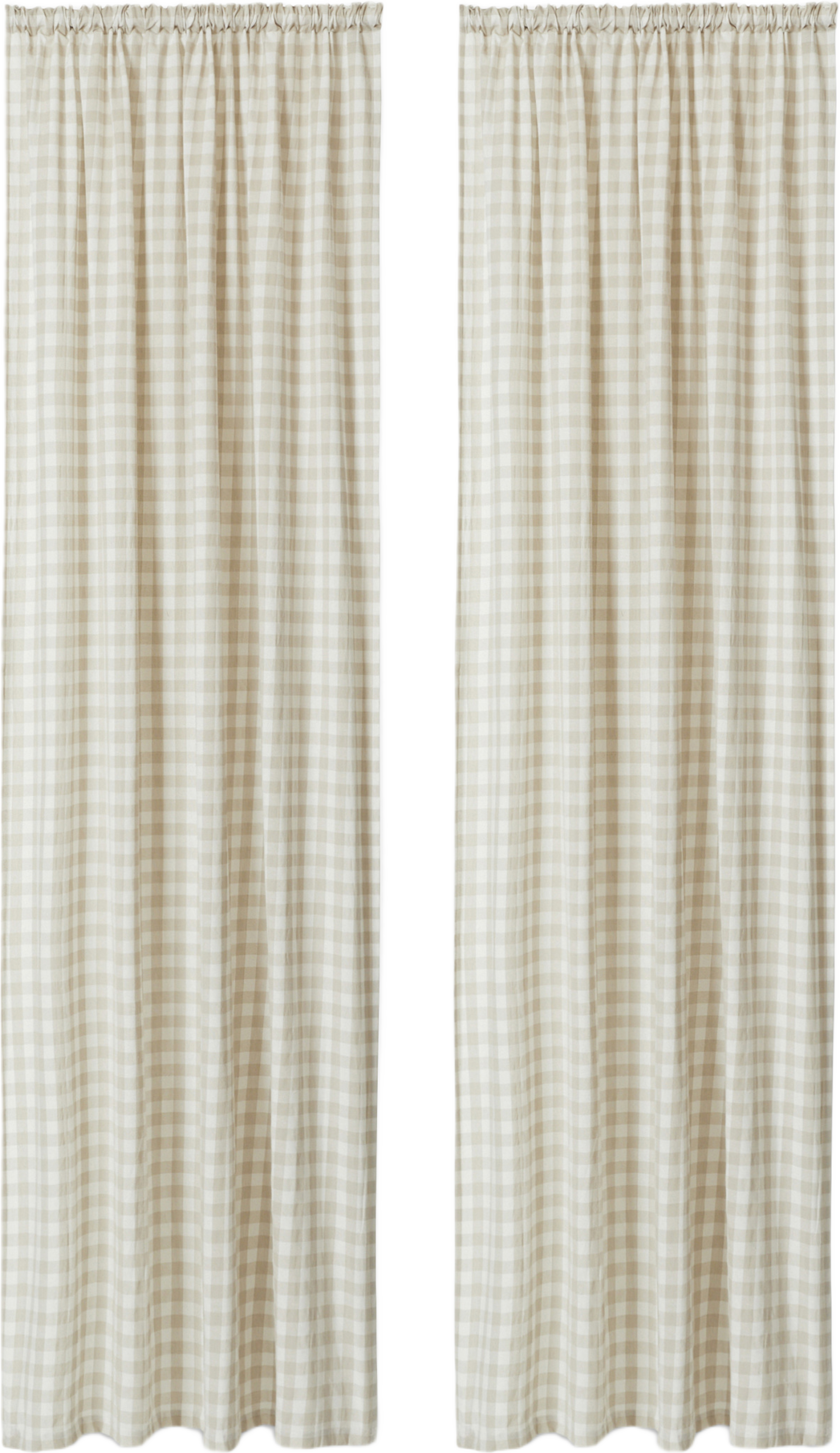 Gardin GINGHAM 130x250 cm, 2-pack