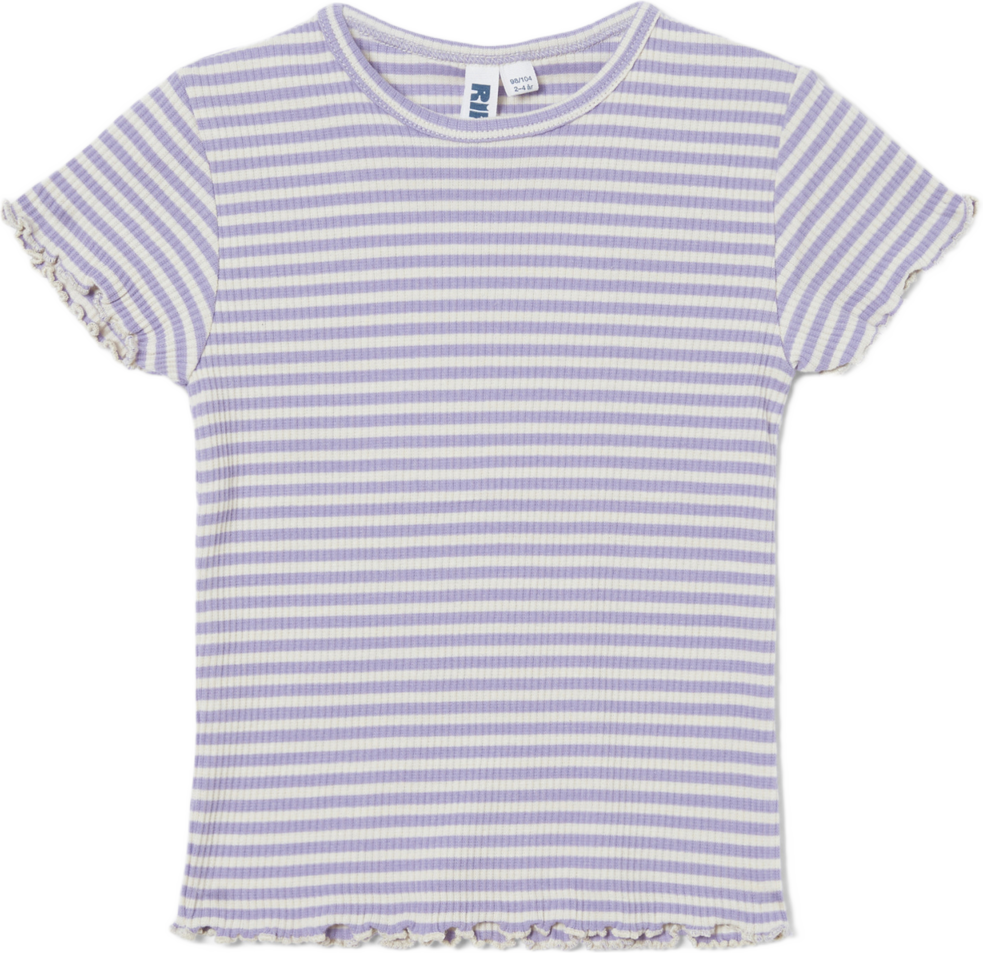 Ribbstickad t-shirt LANA