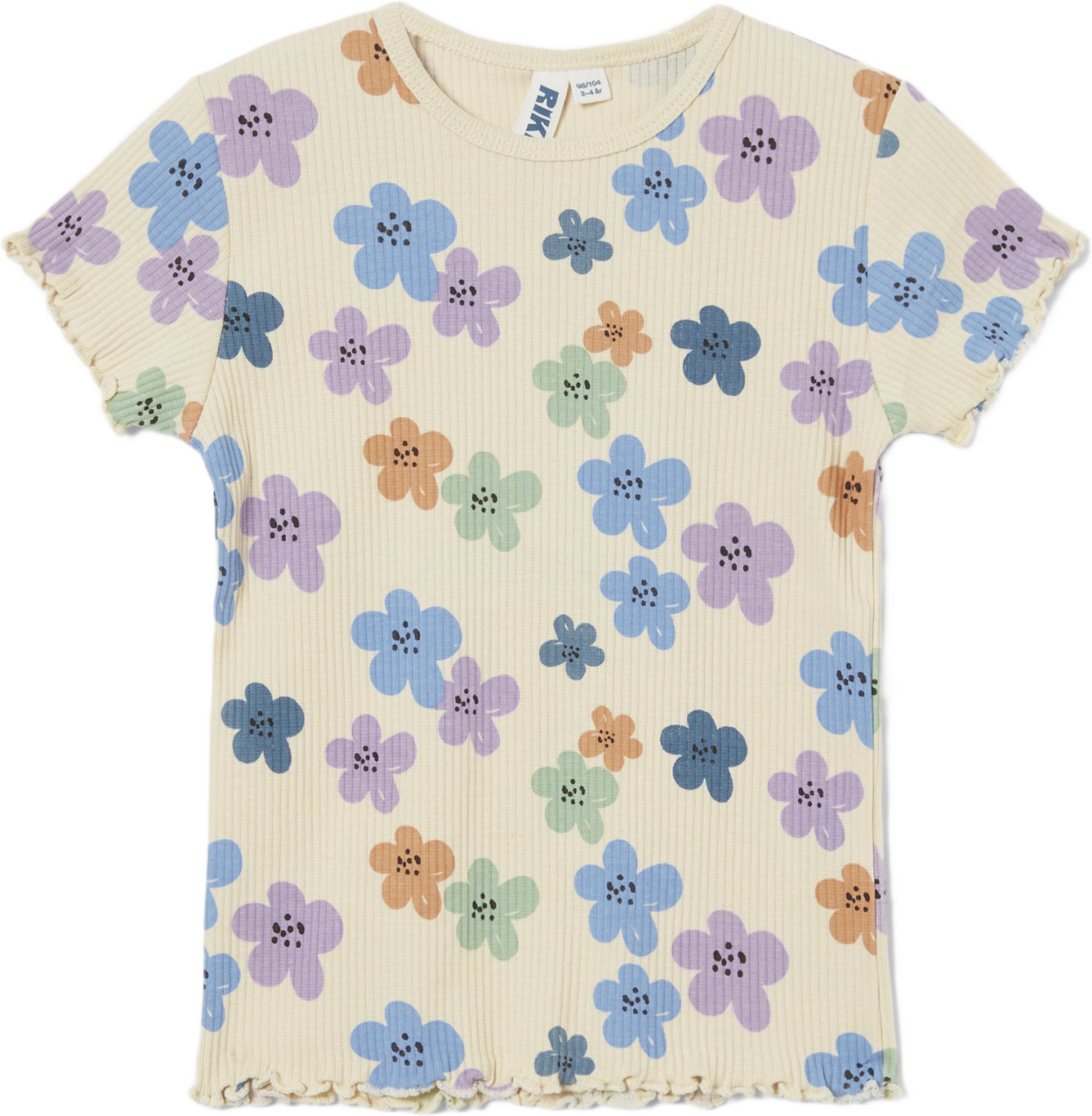 Ribbstickad t-shirt LANA