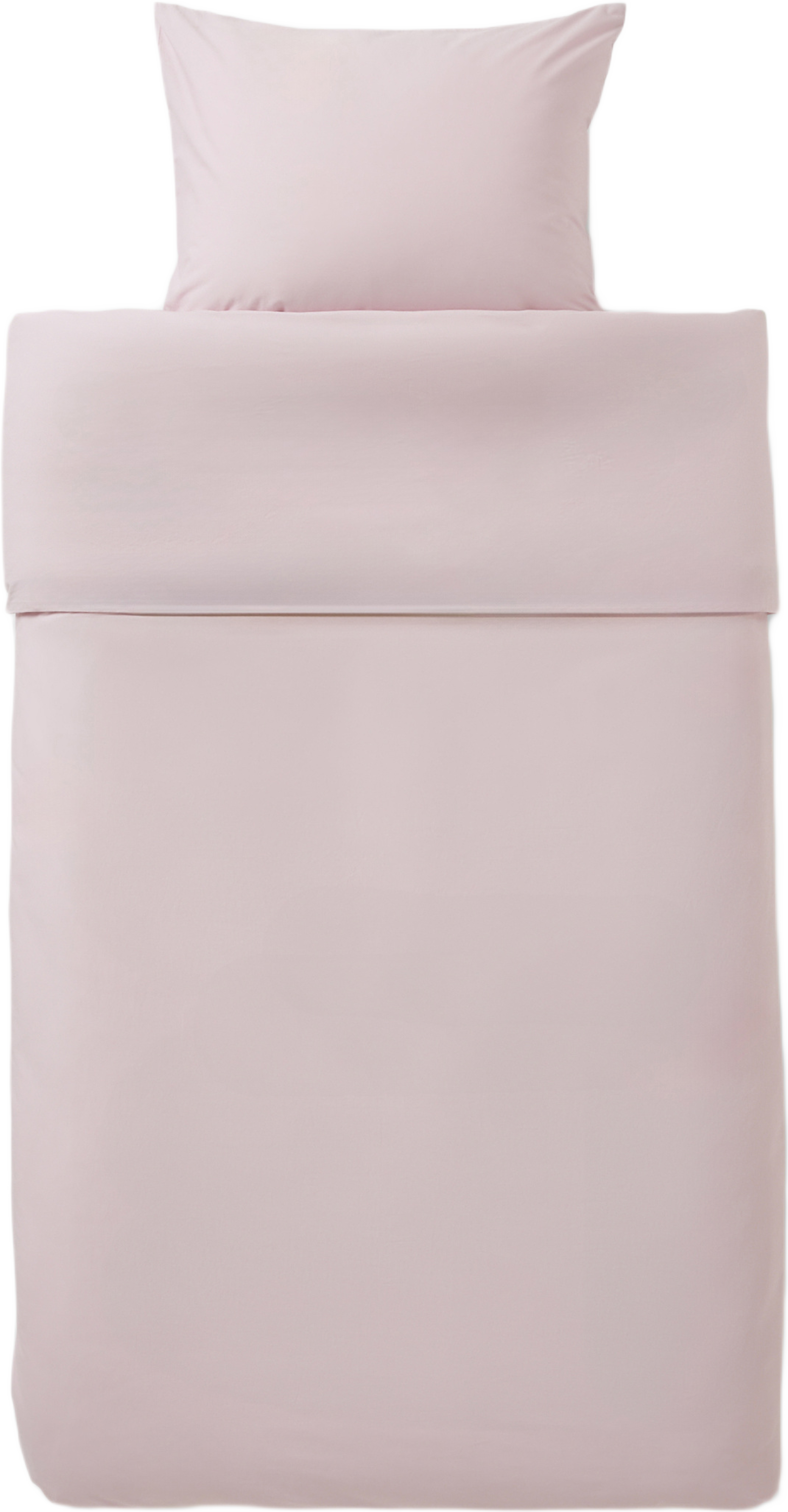 Enfärgat bäddset MAY 150x210 cm, från Åhléns Home, i färgen Lt Pink. Klicka för att öppna bilden i stort format