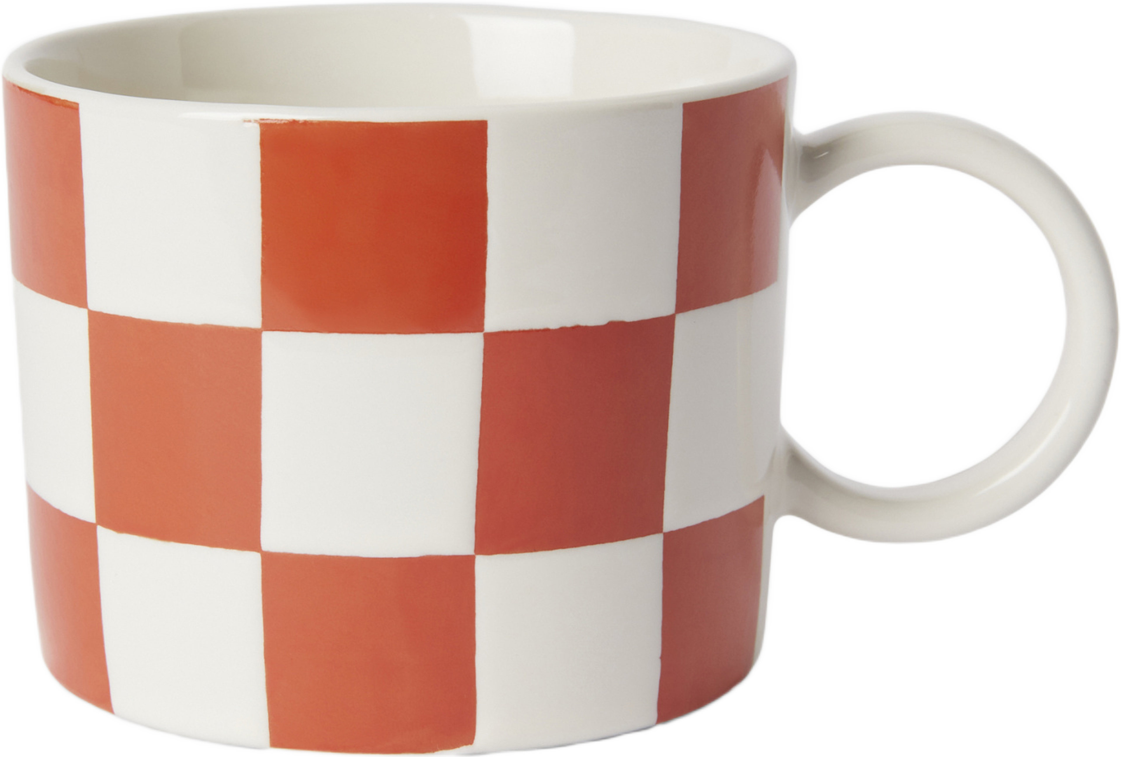 Mugg i stengods ADA CHECKER 25 cl