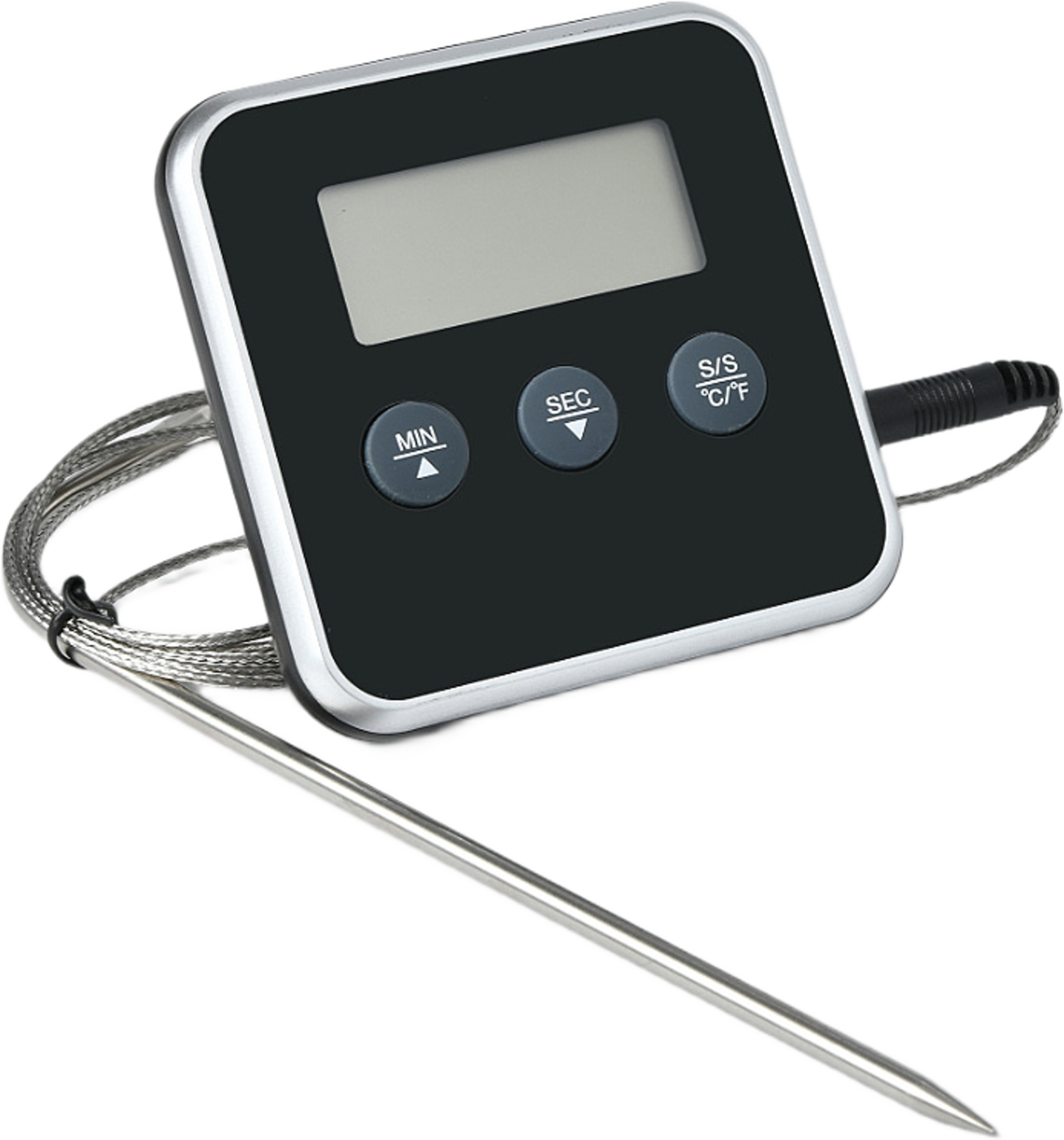 Digital kökstermometer med timer BISTRO, från Åhléns Home, i färgen Black. Klicka för att öppna bilden i stort format