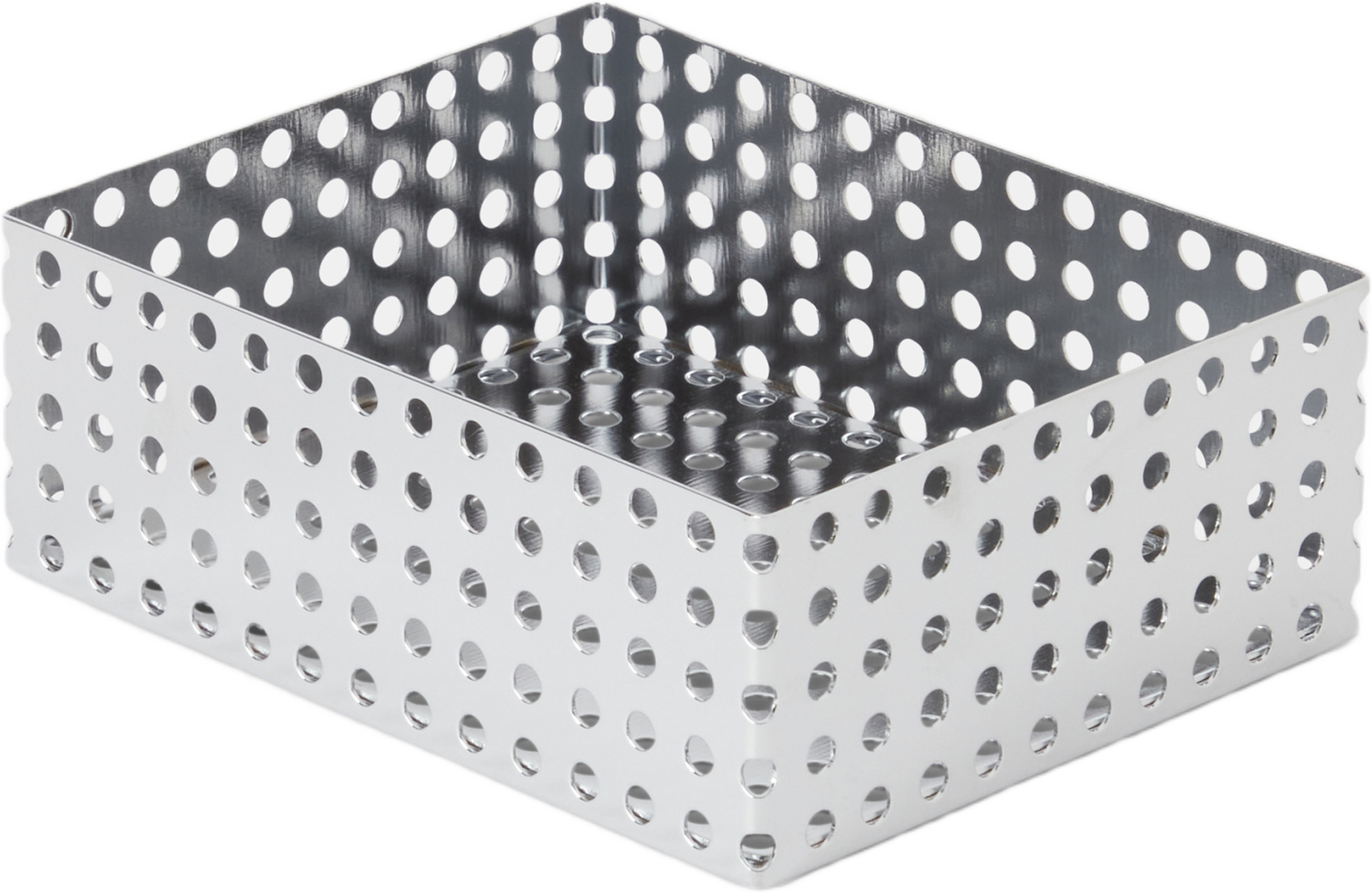 Förvaringsbox i plåt 14x11 cm
