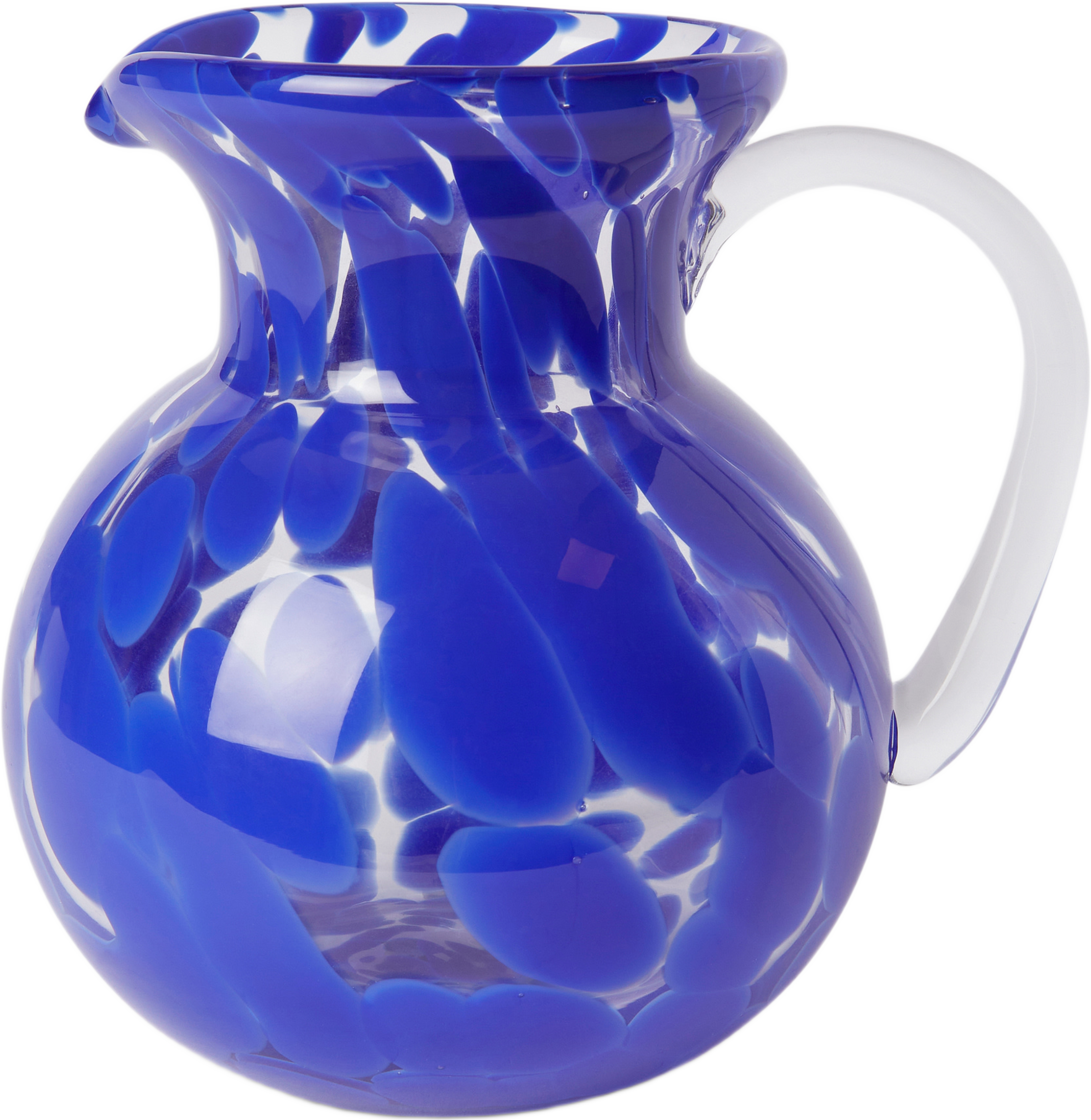 Glaskanna MIRA 1,5 L, från Åhléns Home, i färgen Dk Blue. Klicka för att öppna bilden i stort format