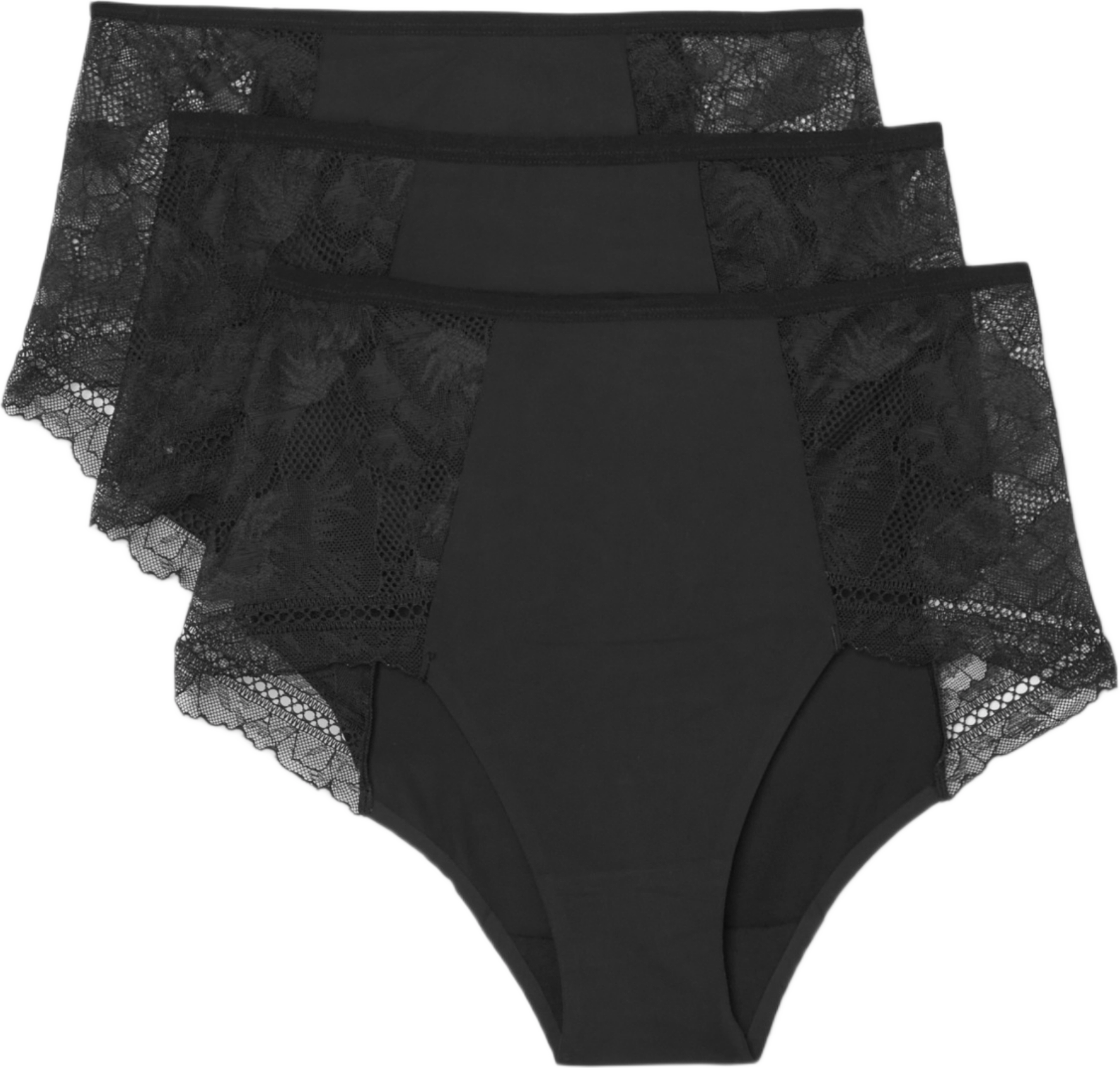 Briefs med spets ANNA, 3-pack