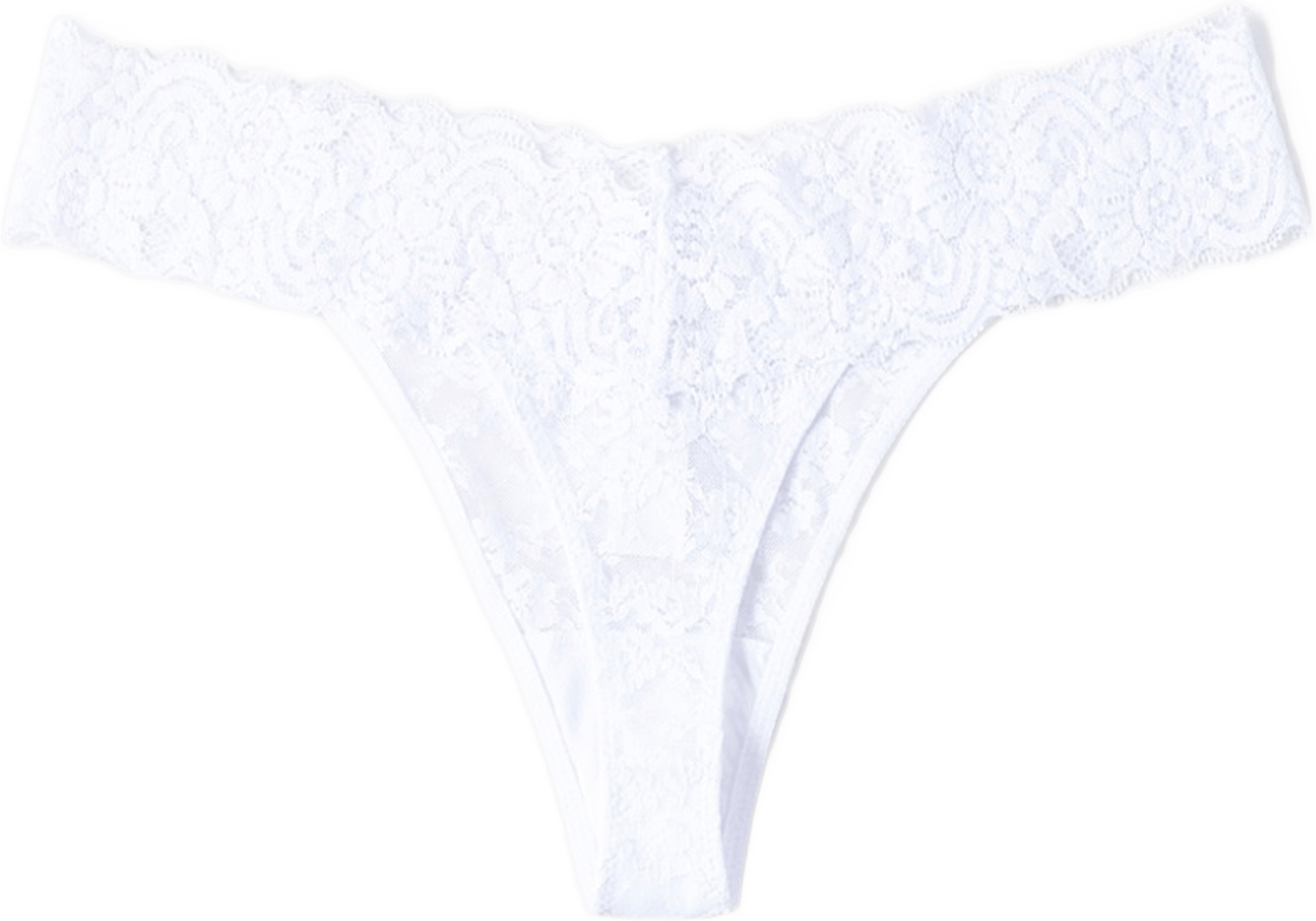 Stringtrosa med spets AMBER, från Å WOMAN, i färgen White.