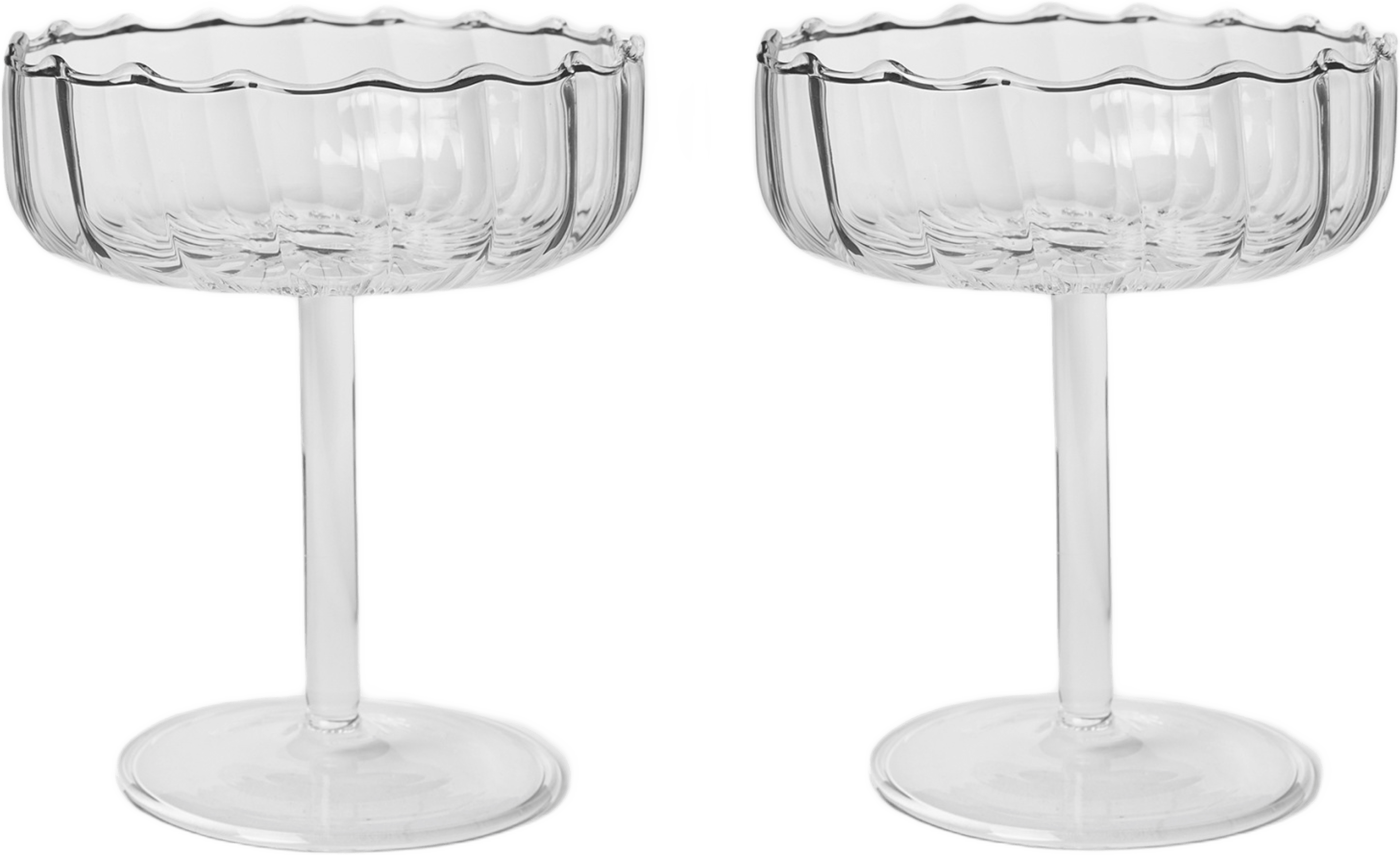 Champagnecoupe FRILL, 2-pack
