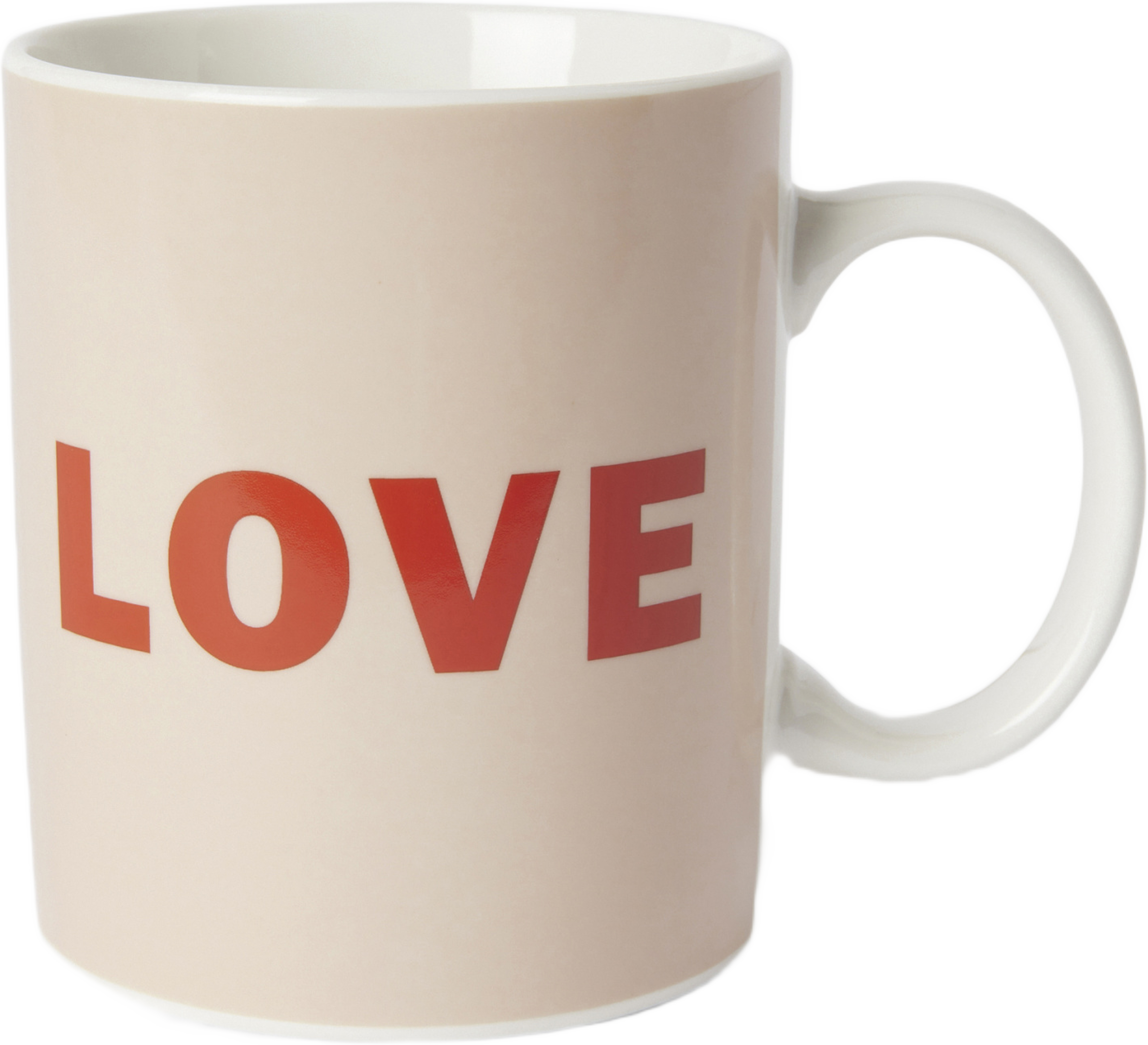 Mugg med text LOVE