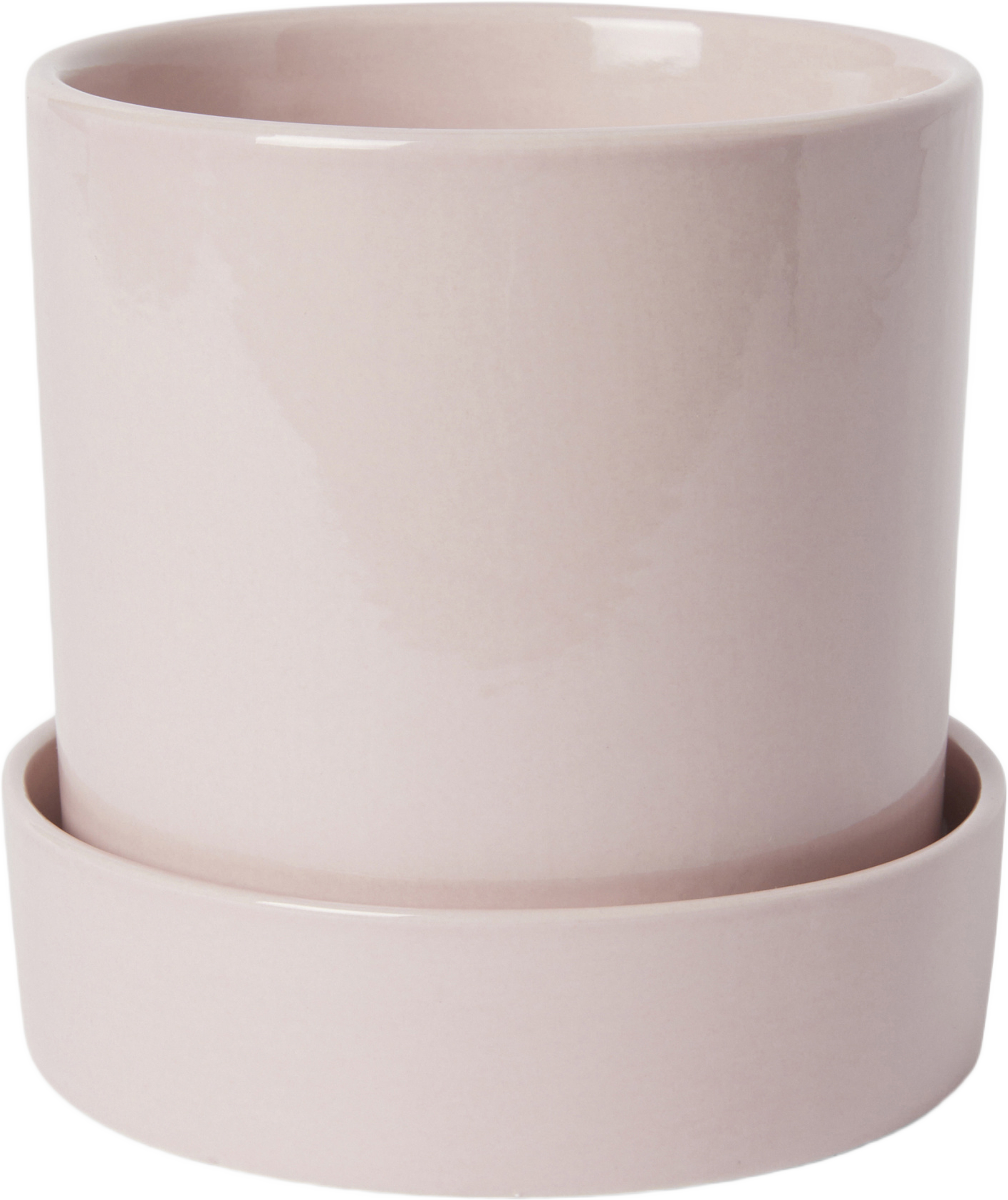 Kruka med fat TED 13,5 cm