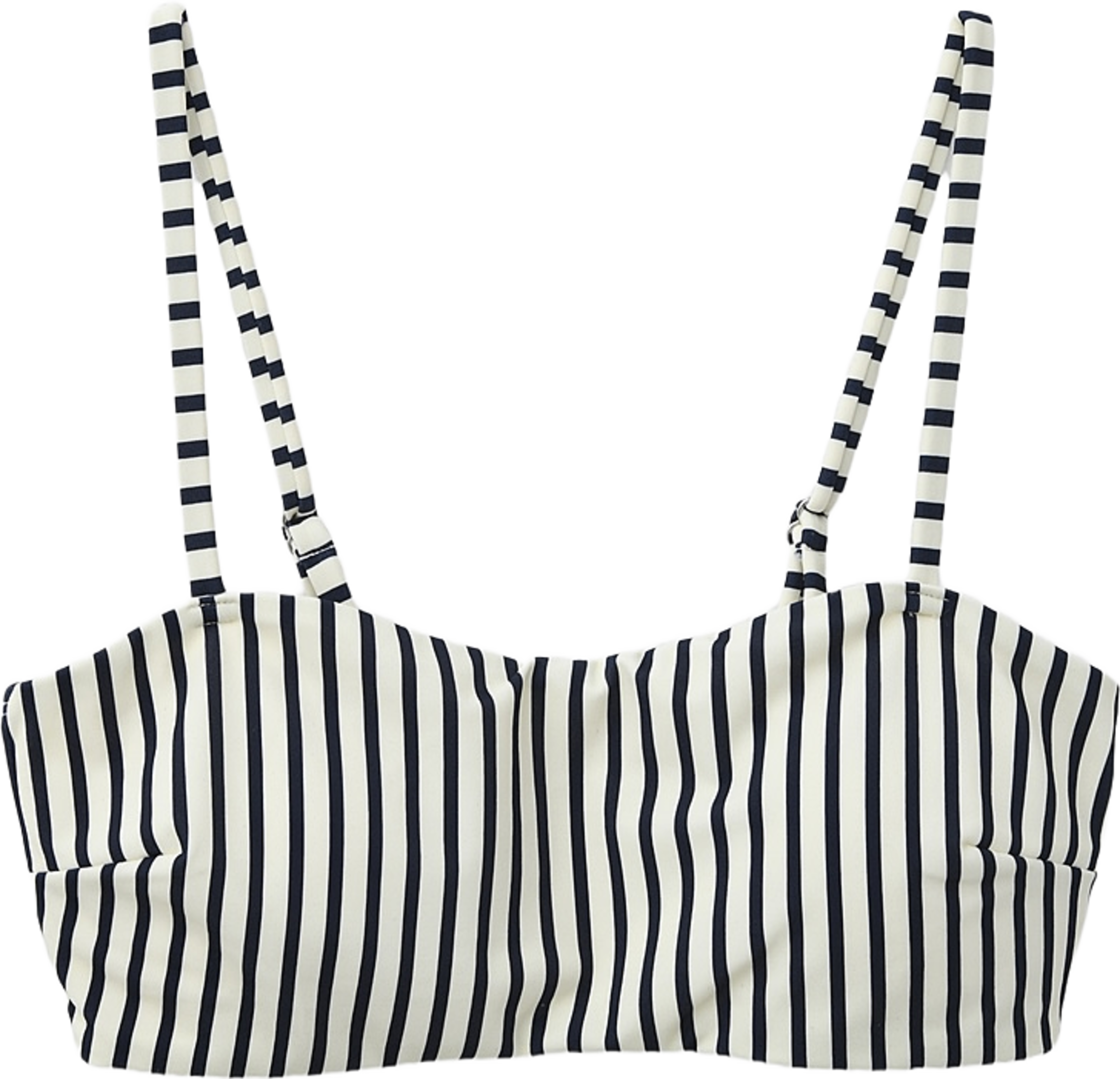 Bikinitopp bandeau MAJA, från Å WOMAN, i färgen Navy Stripe. Klicka för att öppna bilden i stort format