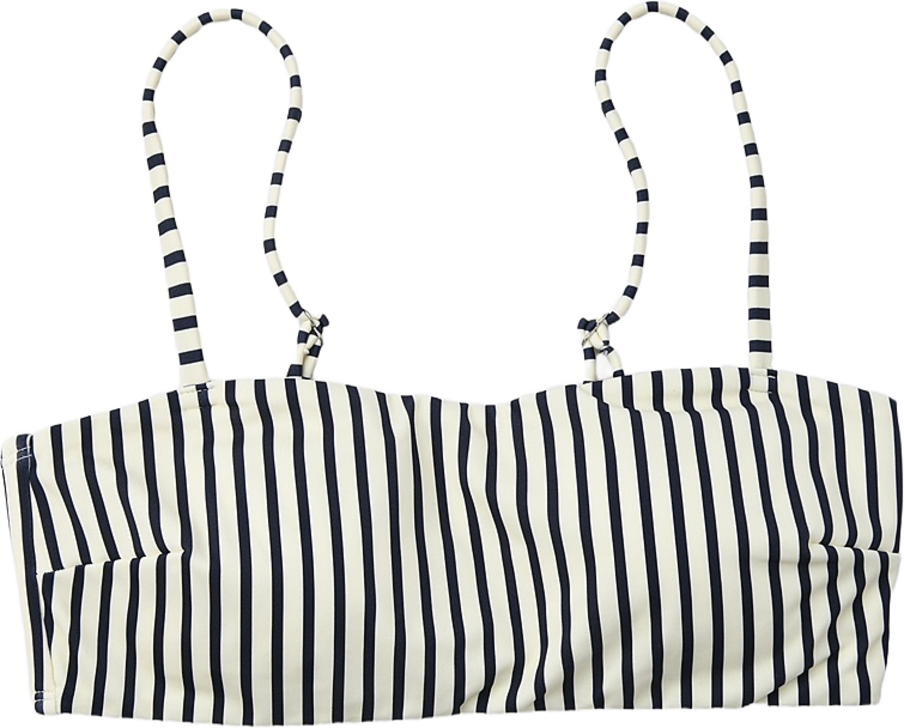 Bikinitopp bandeau MAJA, från Å WOMAN, i färgen Navy Stripe. Klicka för att öppna bilden i stort format