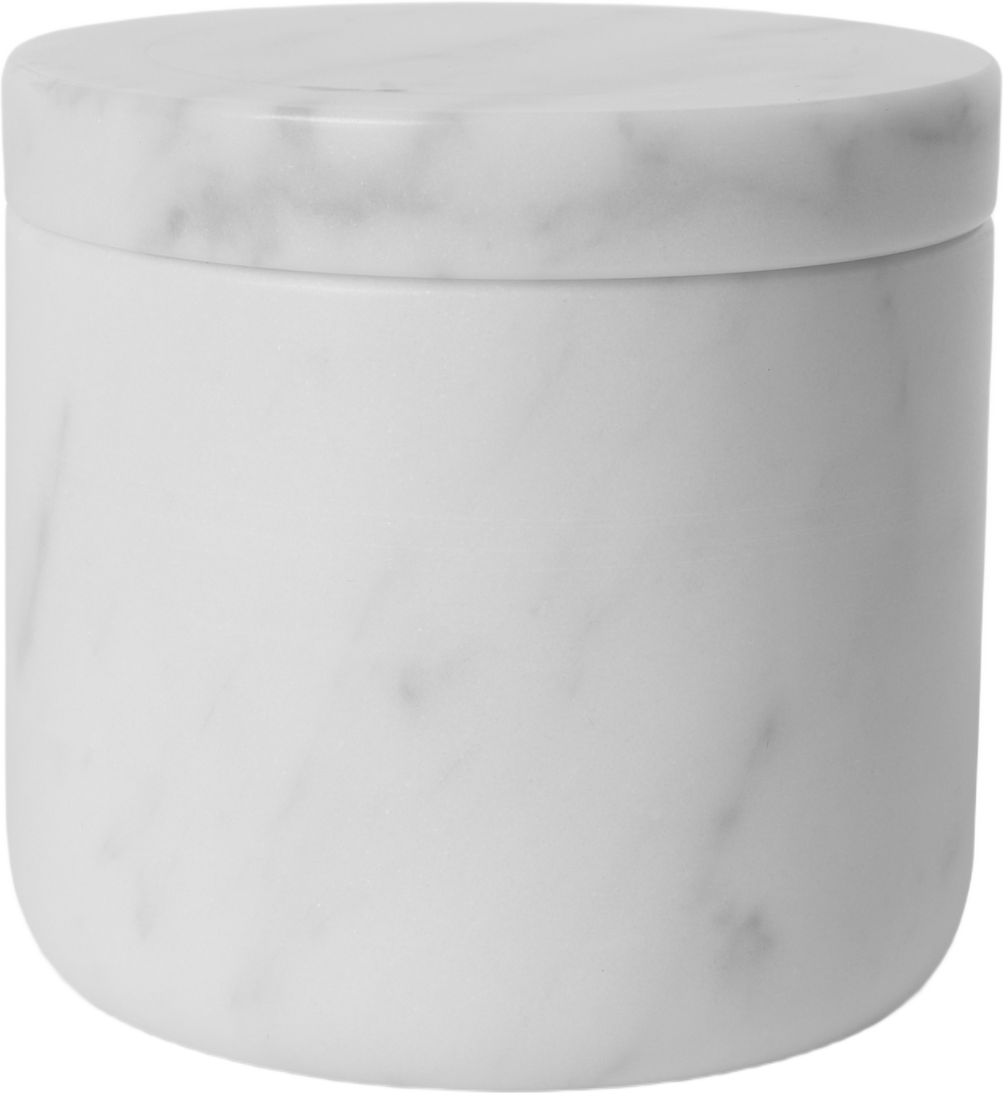 Burk med lock MARBLE