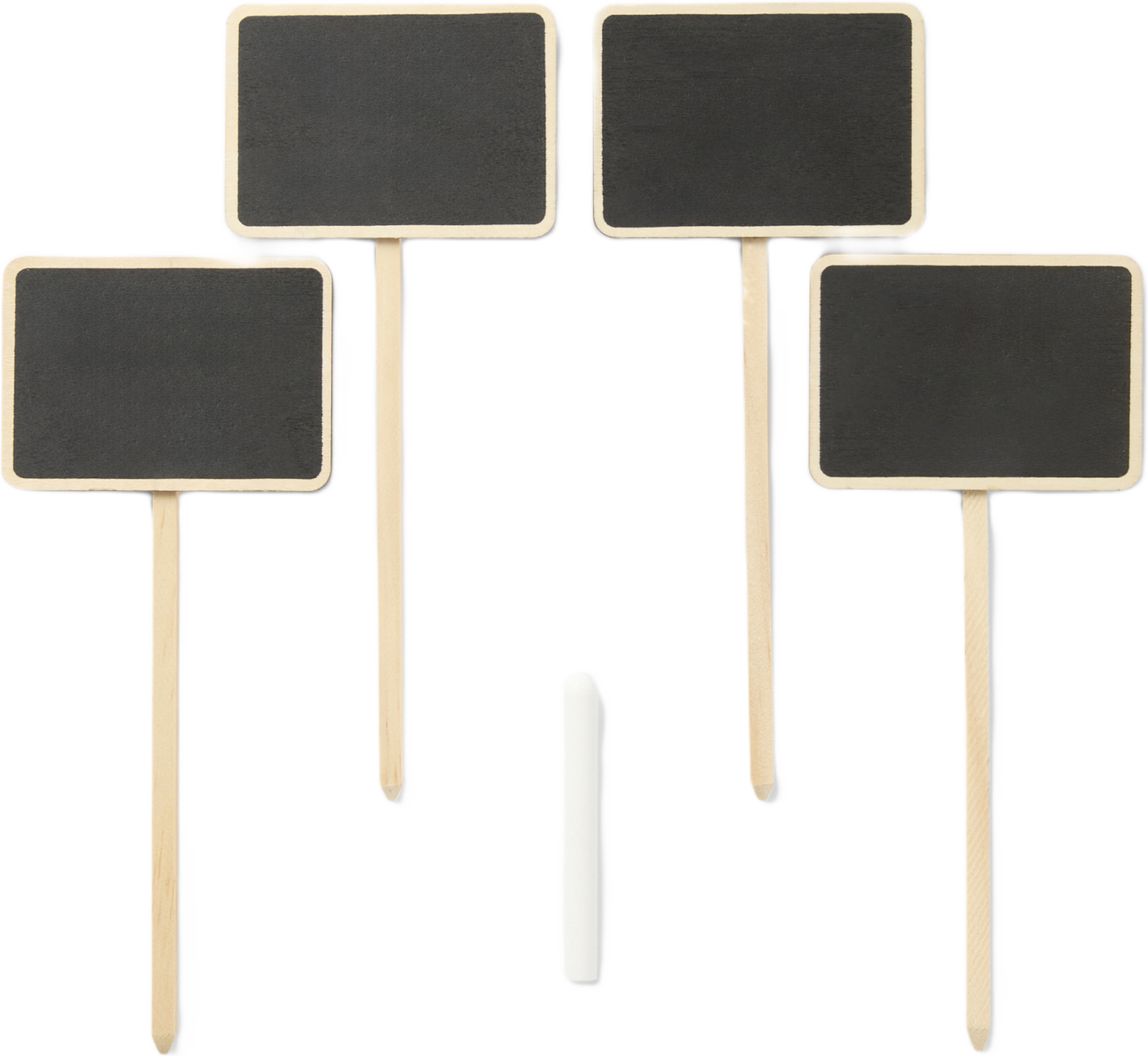 Plantetikett med krita, 4-pack