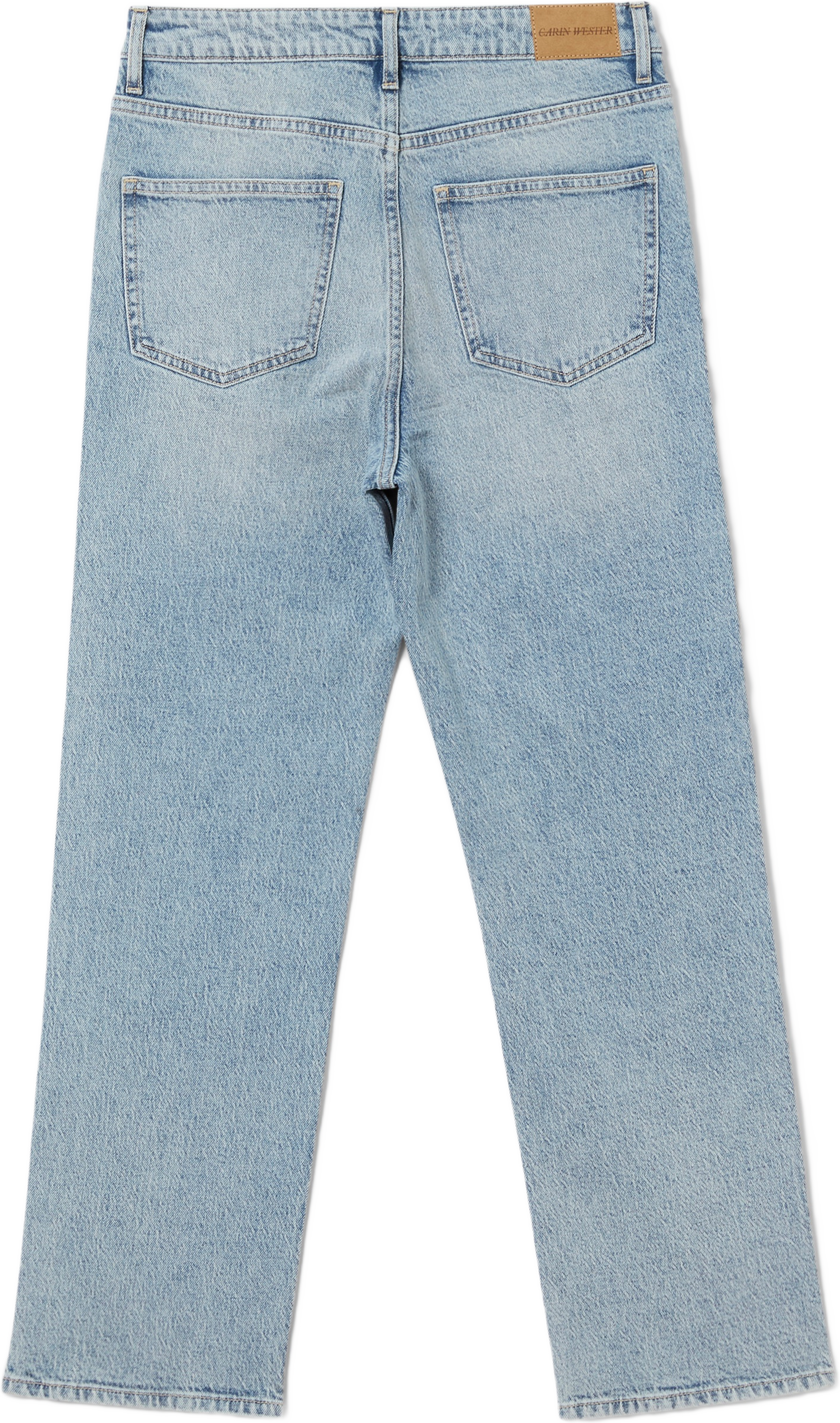 Croppade jeans JADE, från Carin Wester, i färgen Vintage Wash. Klicka för att öppna bilden i stort format