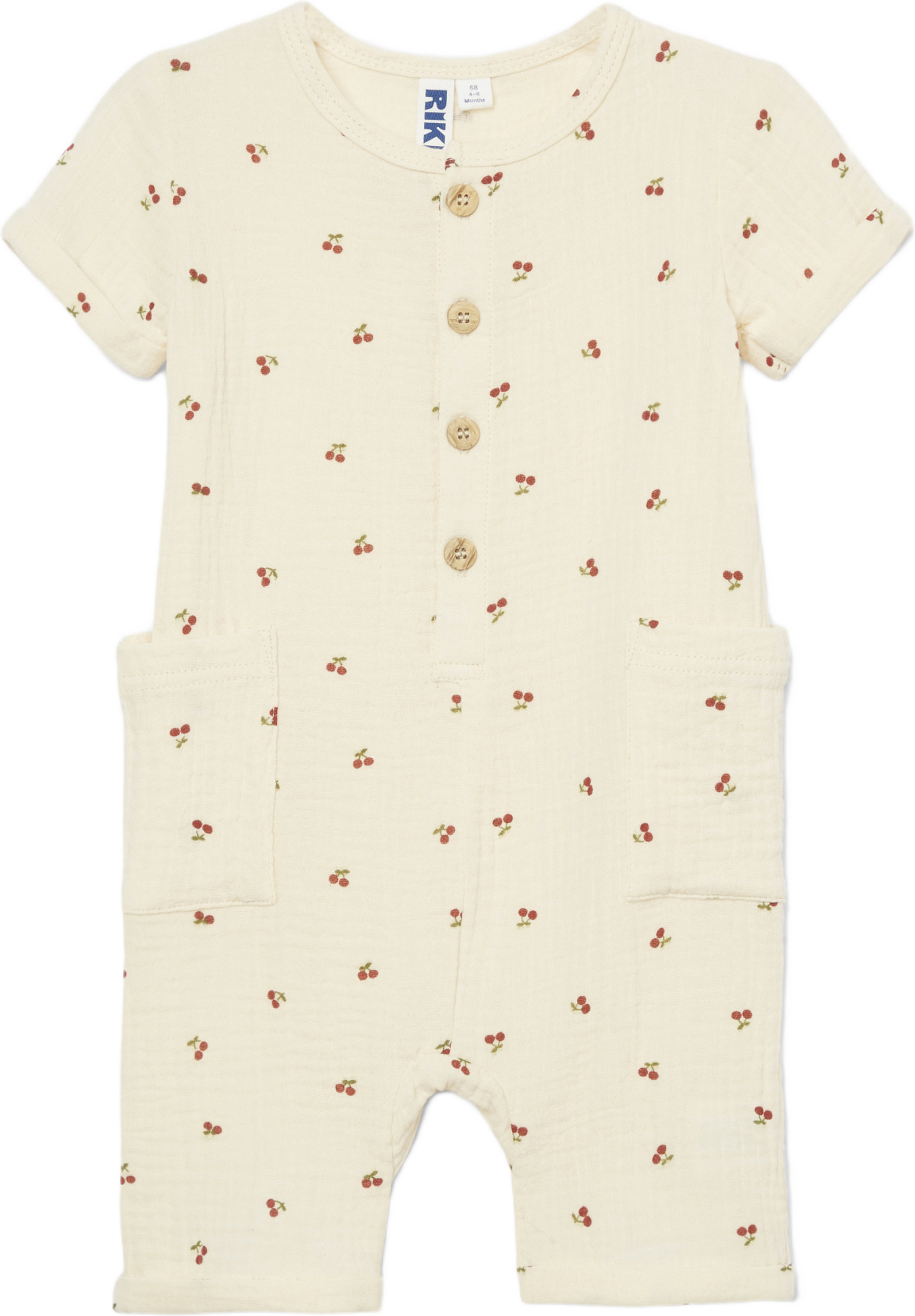 Onsie i krinklad bomull STELLAN