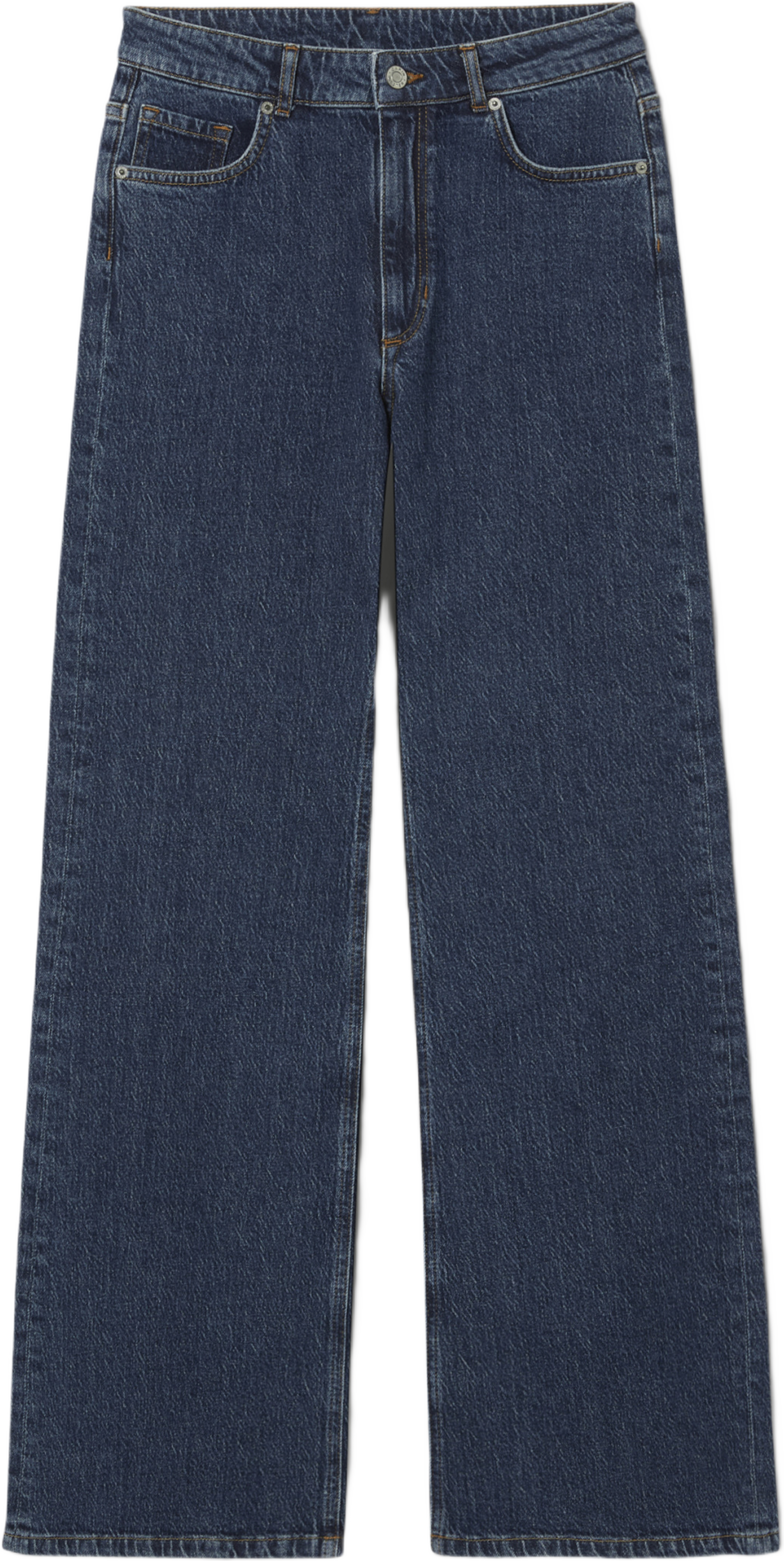 Raka jeans med hög midja CINDY