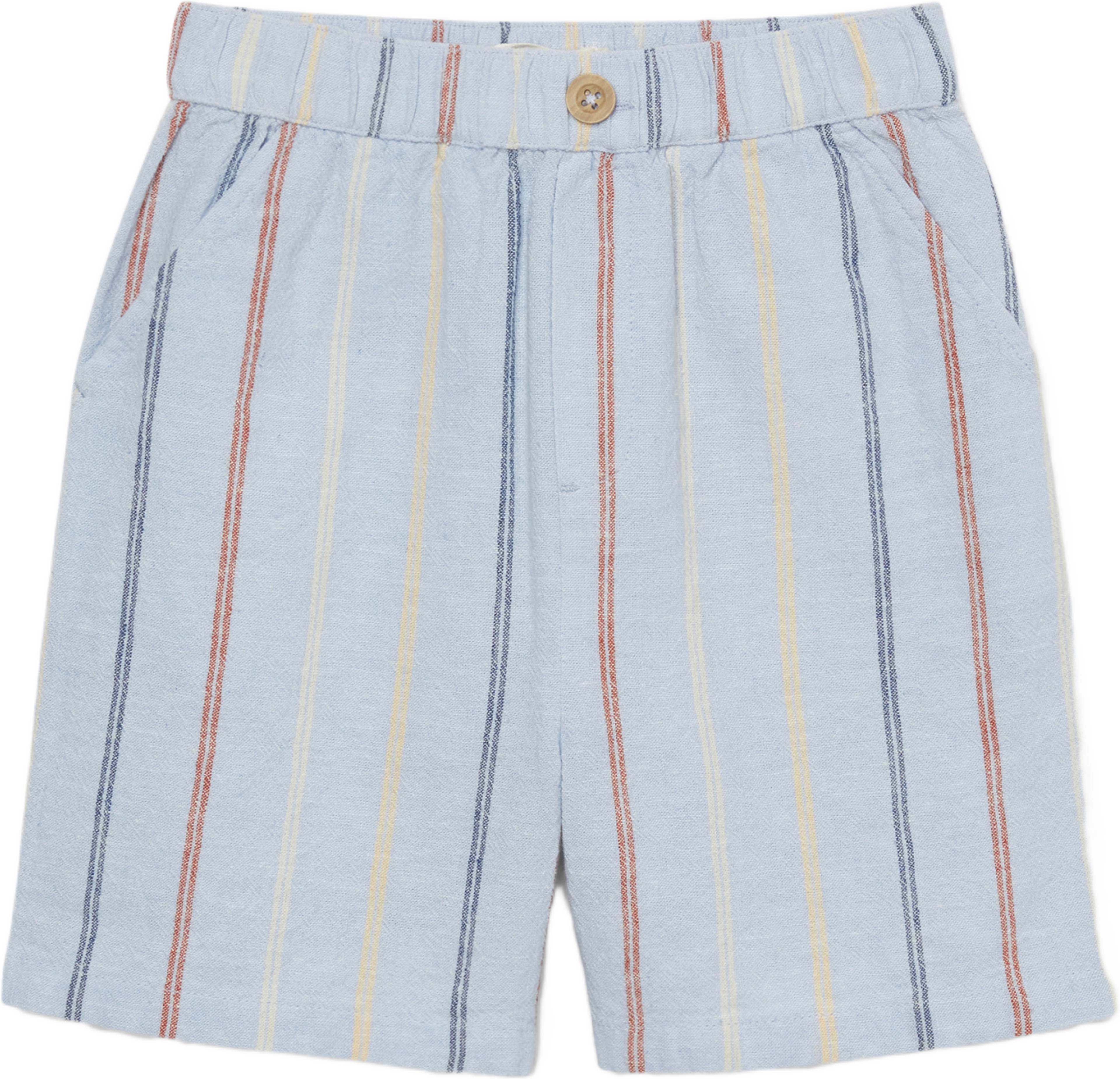 Randiga shorts i linnemix SIGGE