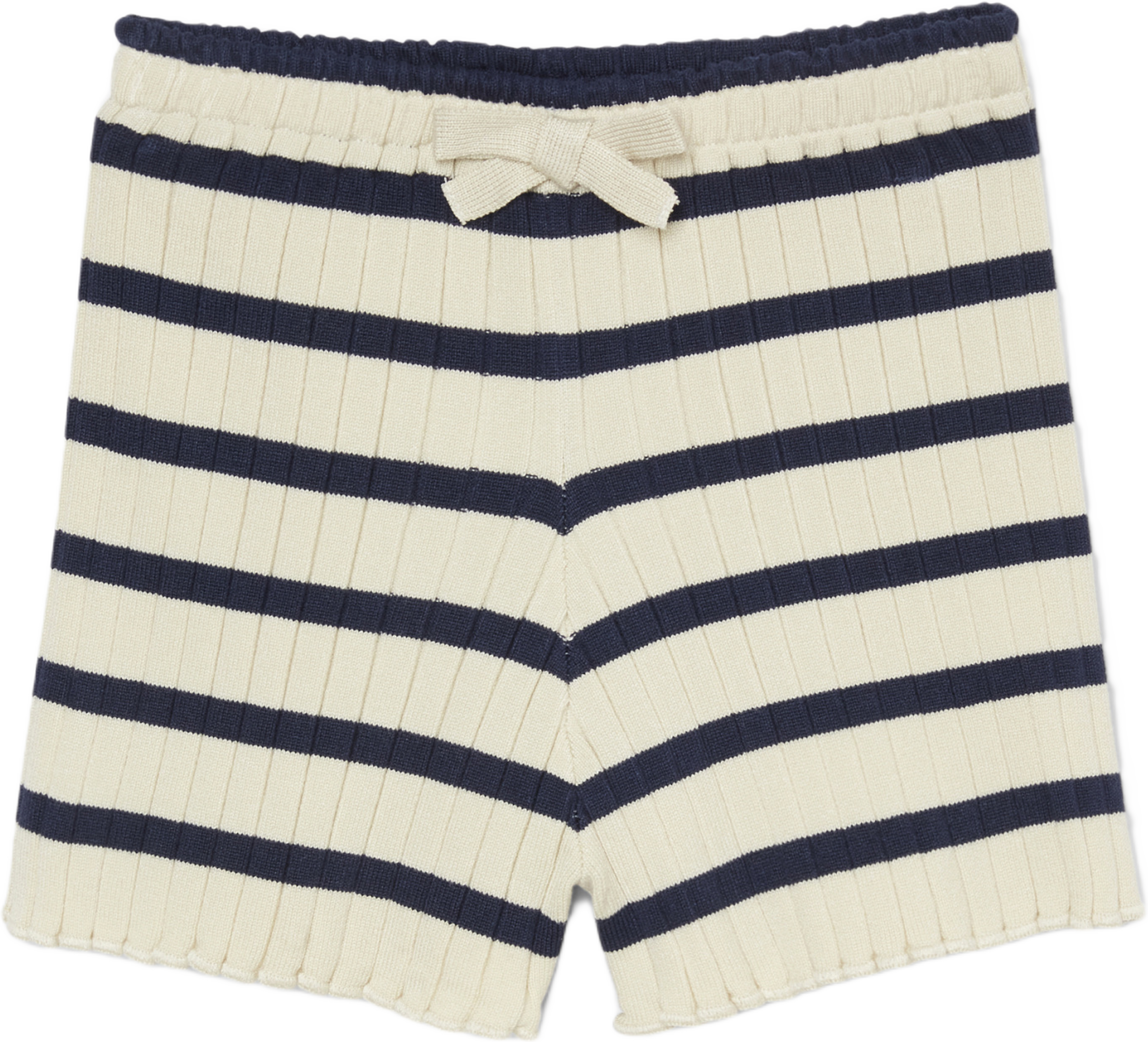 Ribbstickade shorts BODIL
