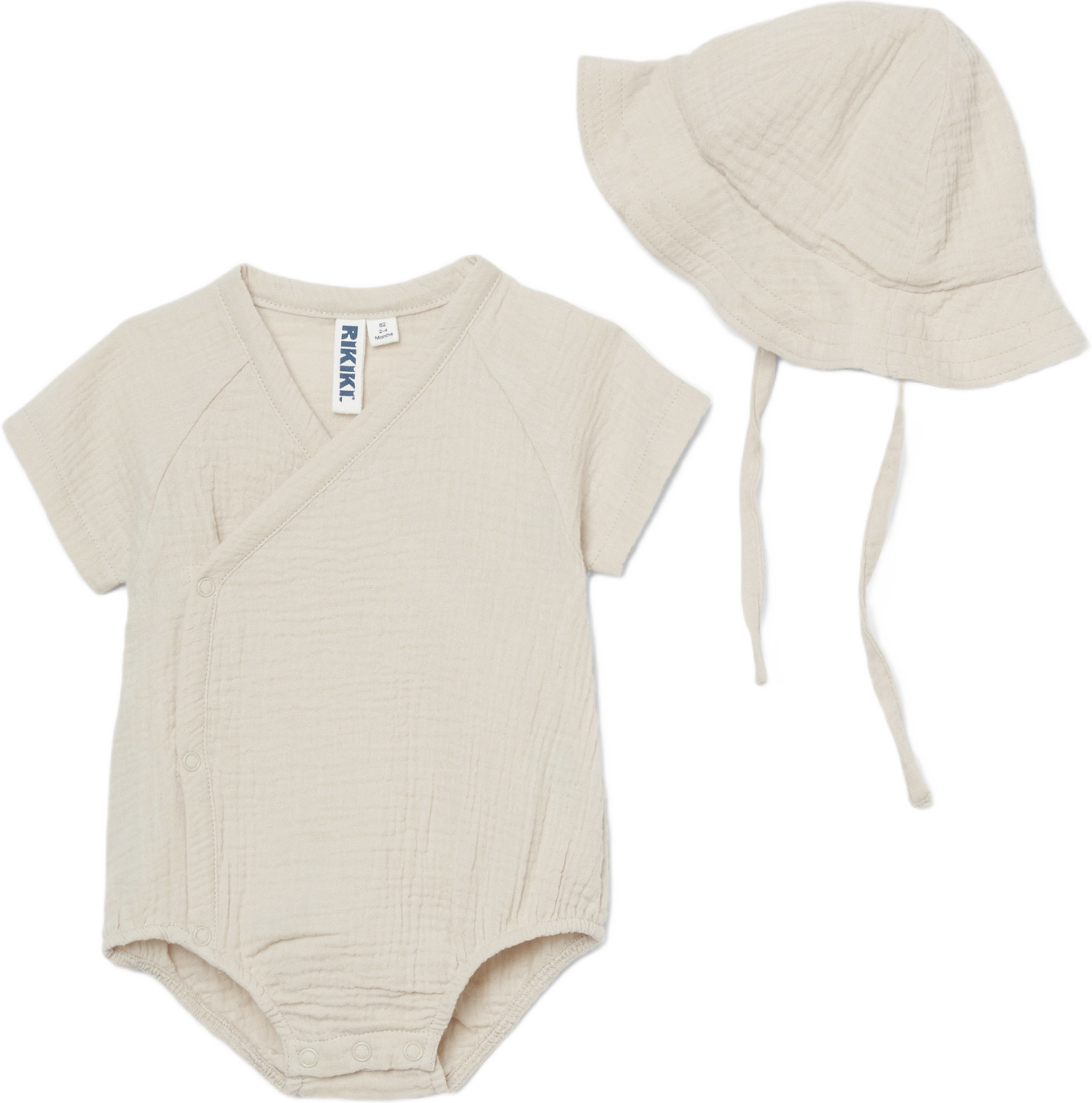 Set i krinklad bomull CAMI