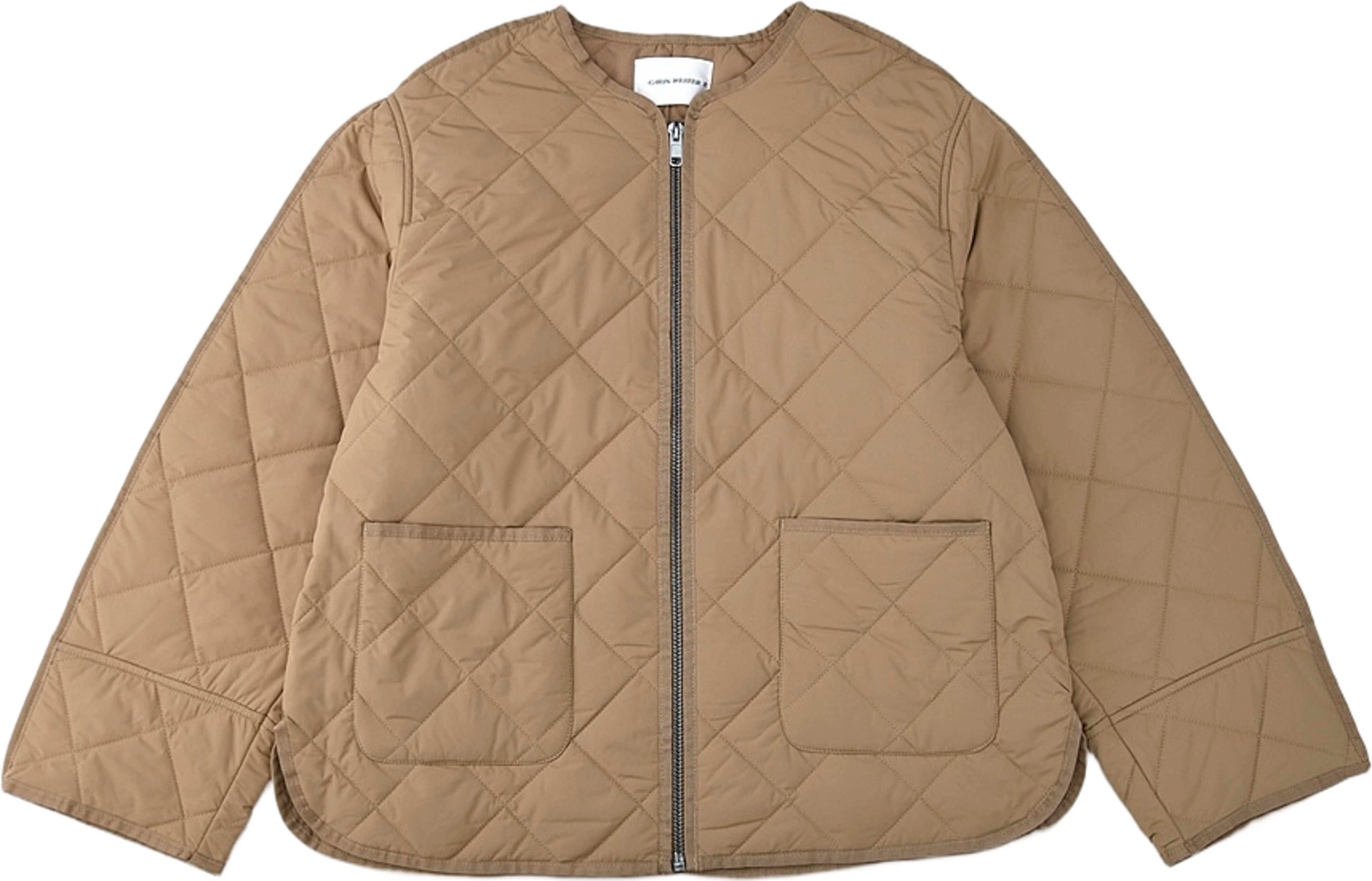 Quiltad jacka REGINE, från Carin Wester, i färgen Mole. Klicka för att öppna bilden i stort format