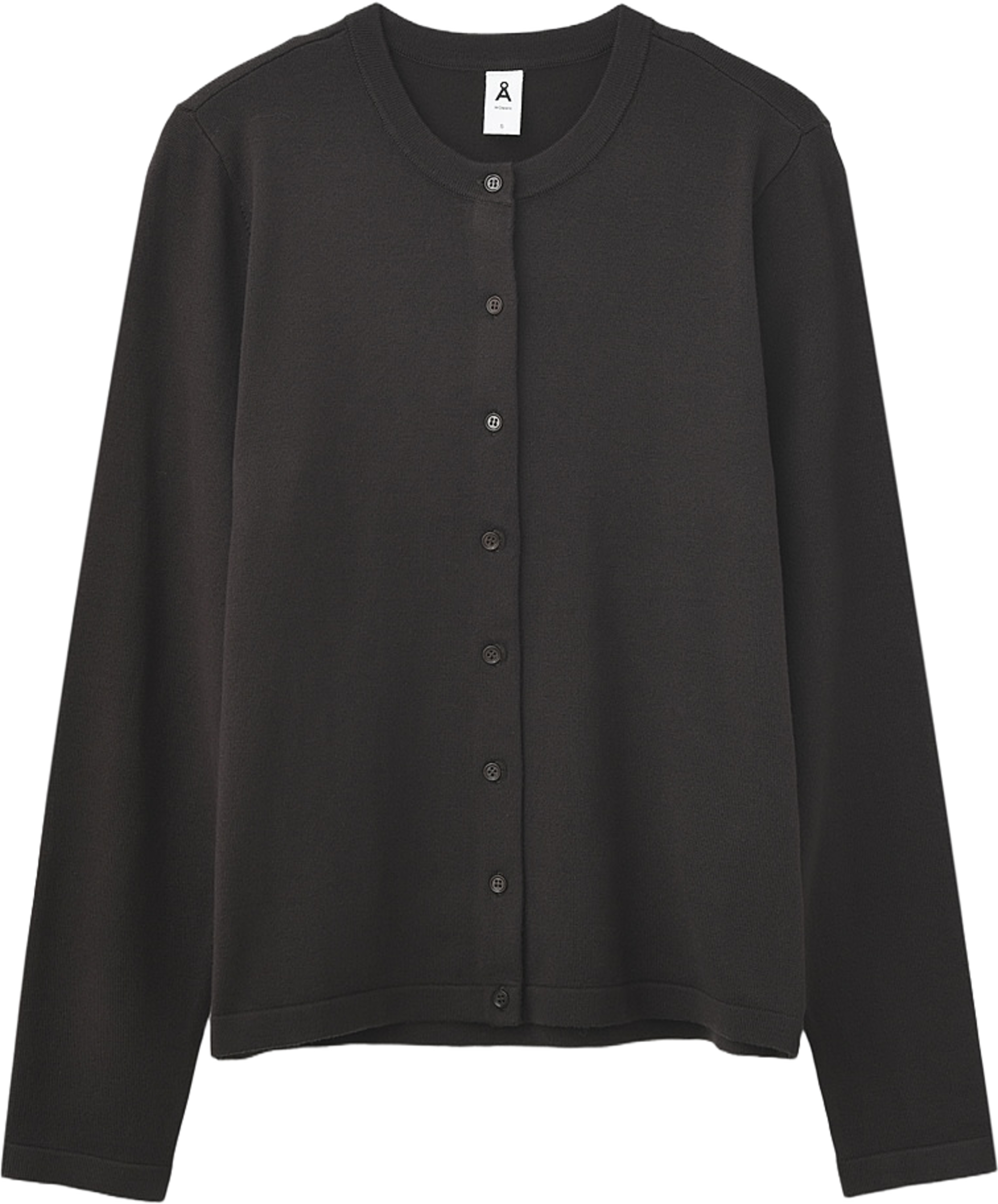 Cardigan INGRID, från Å WOMAN, i färgen Brown 2. Klicka för att öppna bilden i stort format