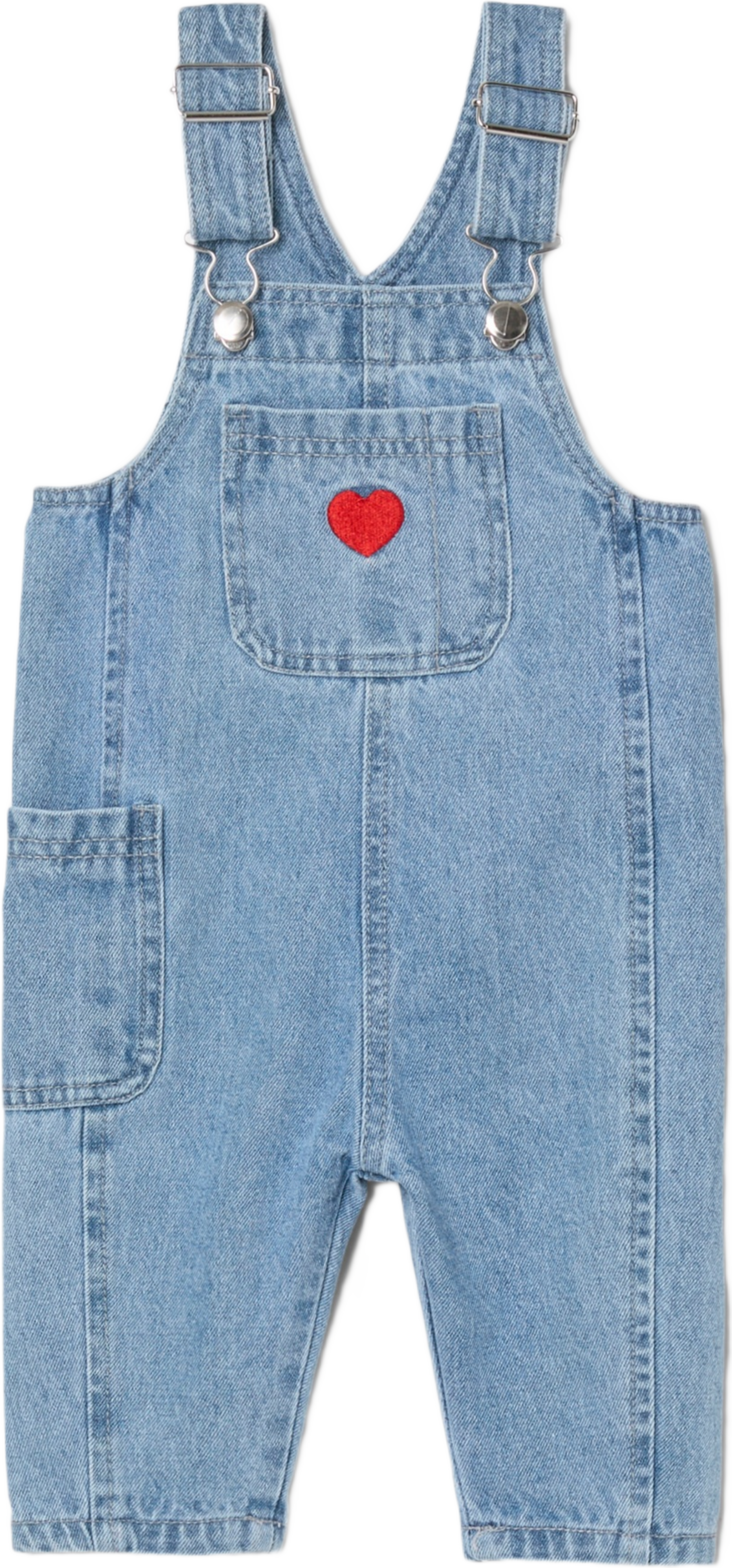 Hängselbyxor i denim BLAIR